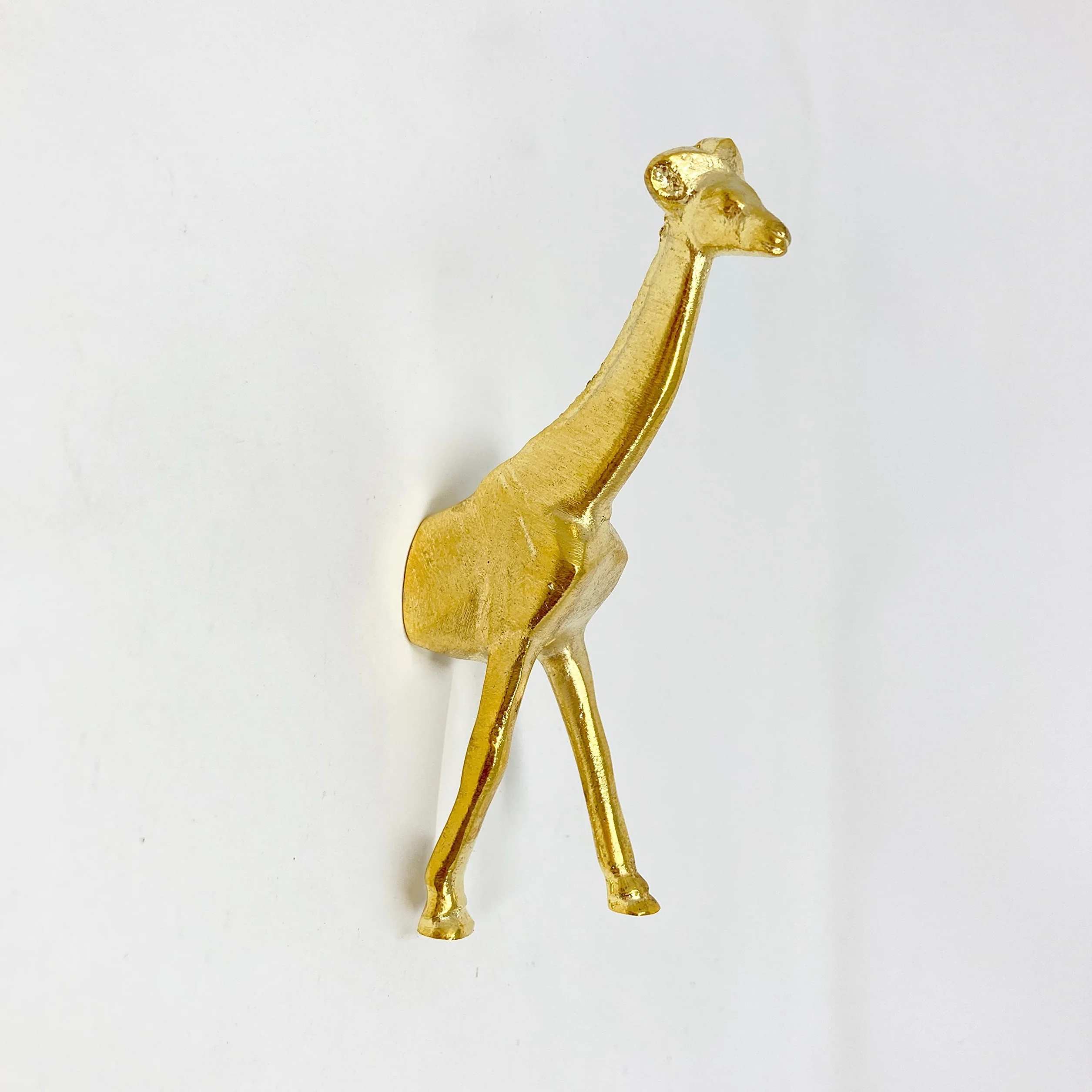 Złote żelazne metalowe gałki do szuflad Safari Animal (gałka, żyrafa)