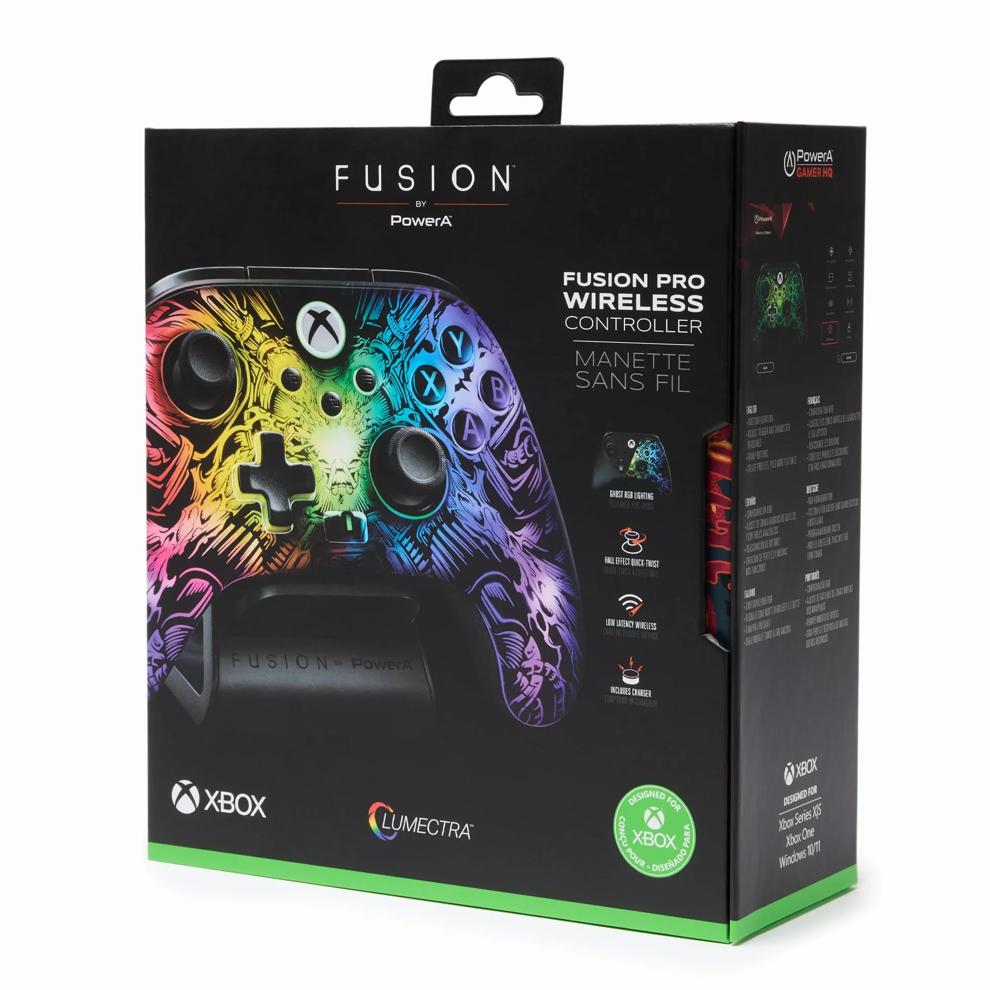 Kontroler bezprzewodowy PowerA FUSION Pro do konsoli Xbox Series X|S z technologią Lumectra™
