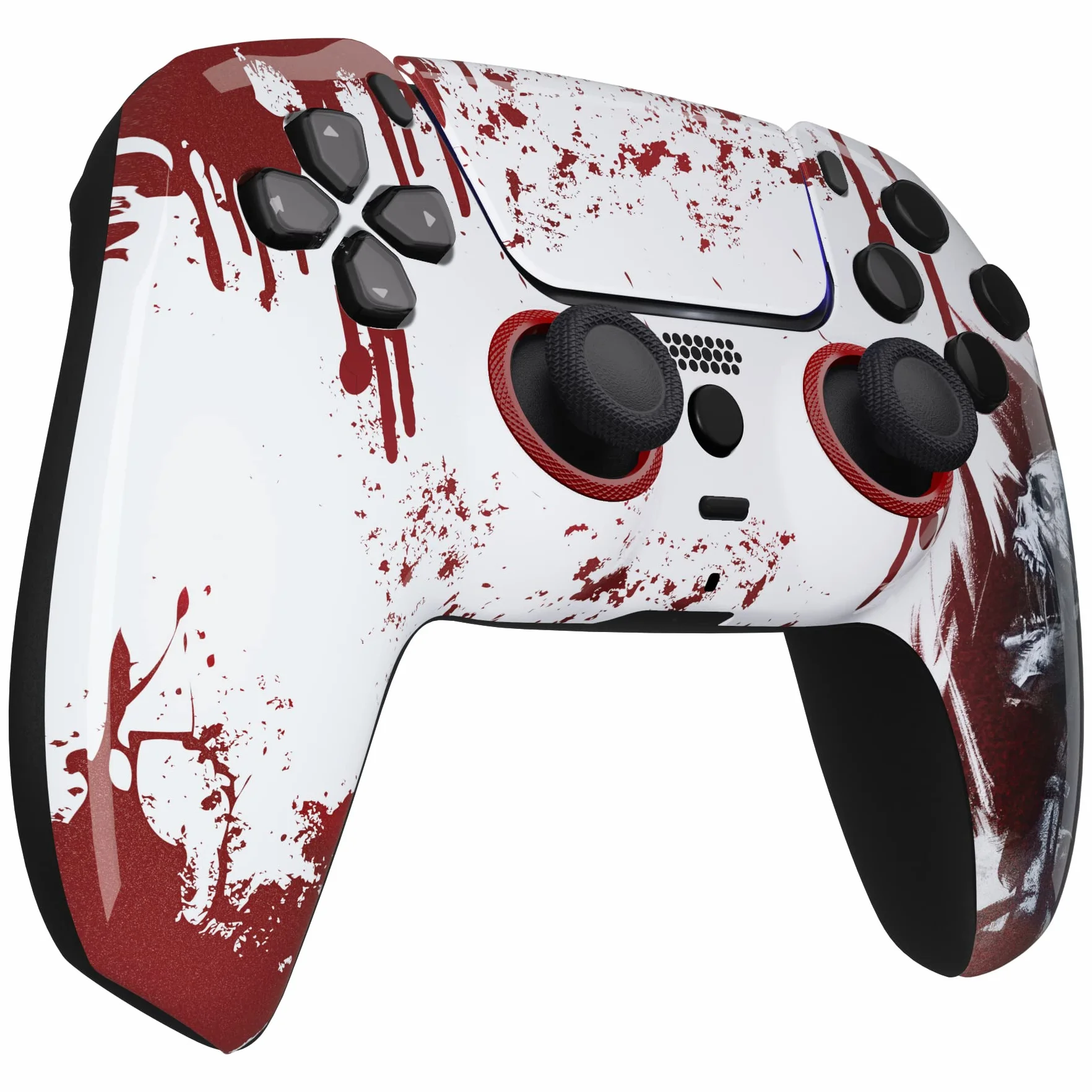 eXtremeRate LUNA Cover Obudowa Touchpad Kompatybilny z Kontrolerem PS5 BDM-010/020/030 Wymiana Shell DIY Krwawy Zombie