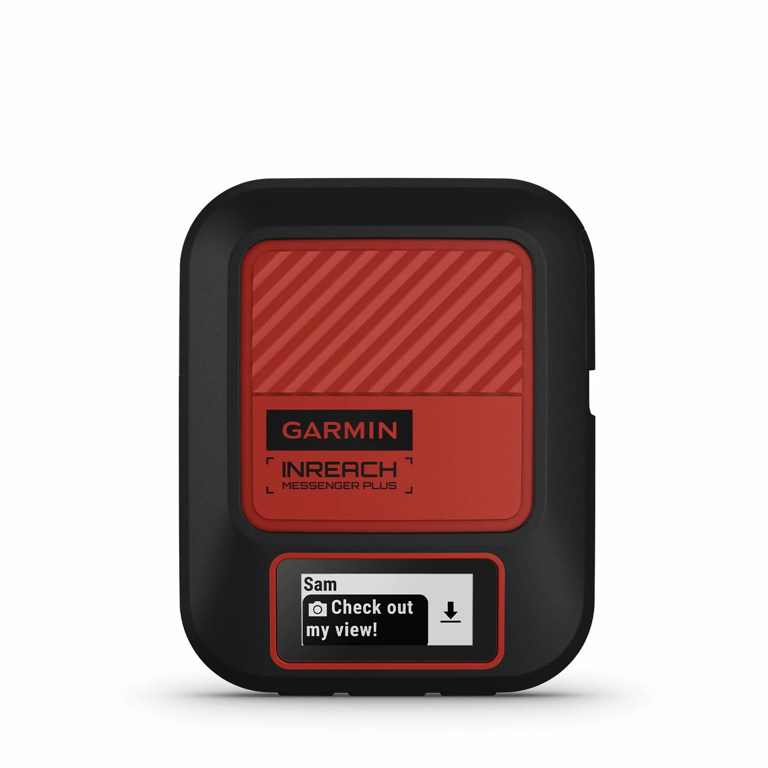 Garmin inReach Messenger Plus Kompaktowy Komunikator Satelitarny z Obsługą Wiadomości Multimedialnych Czerwony