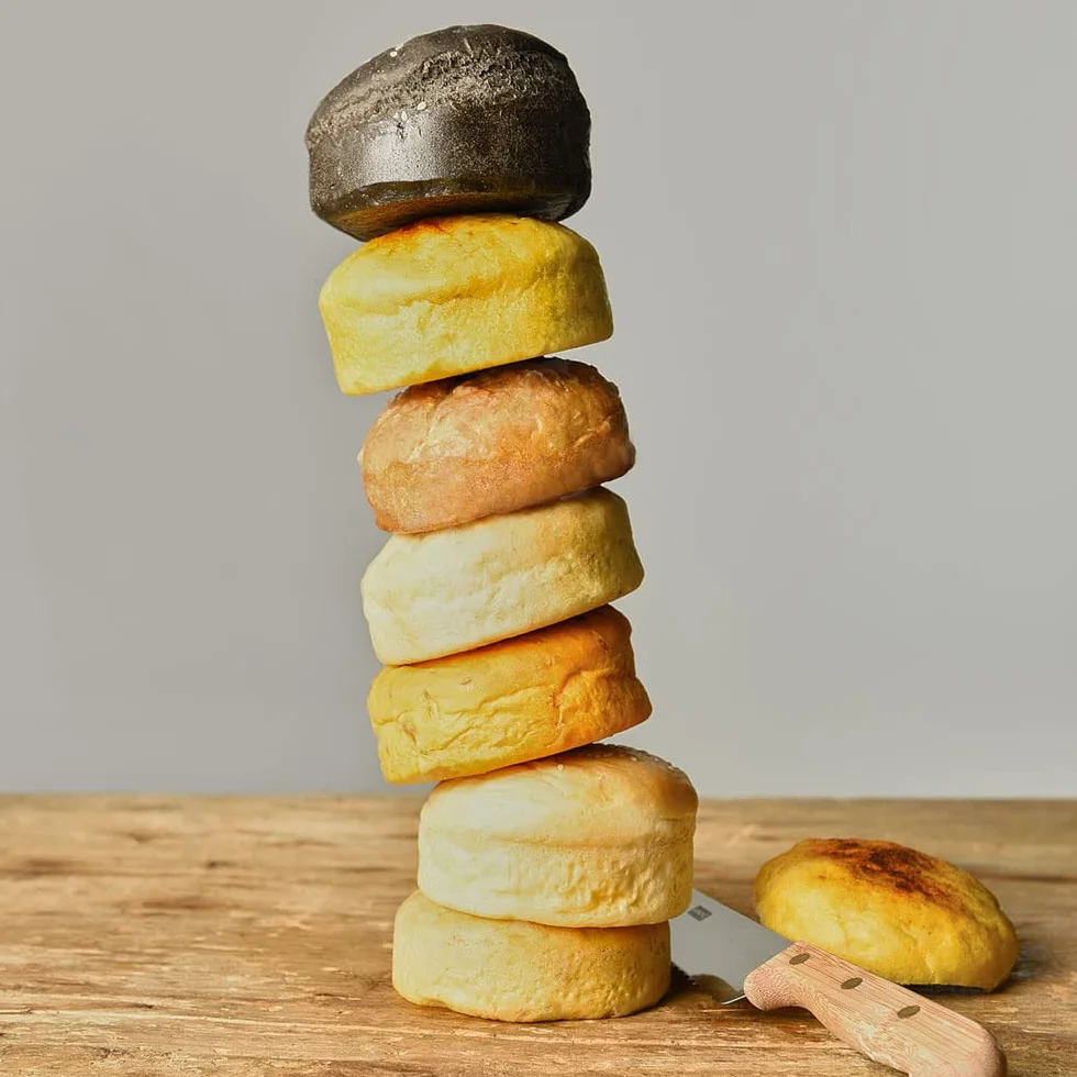Lurch FlexiForm Burger Buns zestaw 2 formy do pieczenia z silikonu 8,5 cm