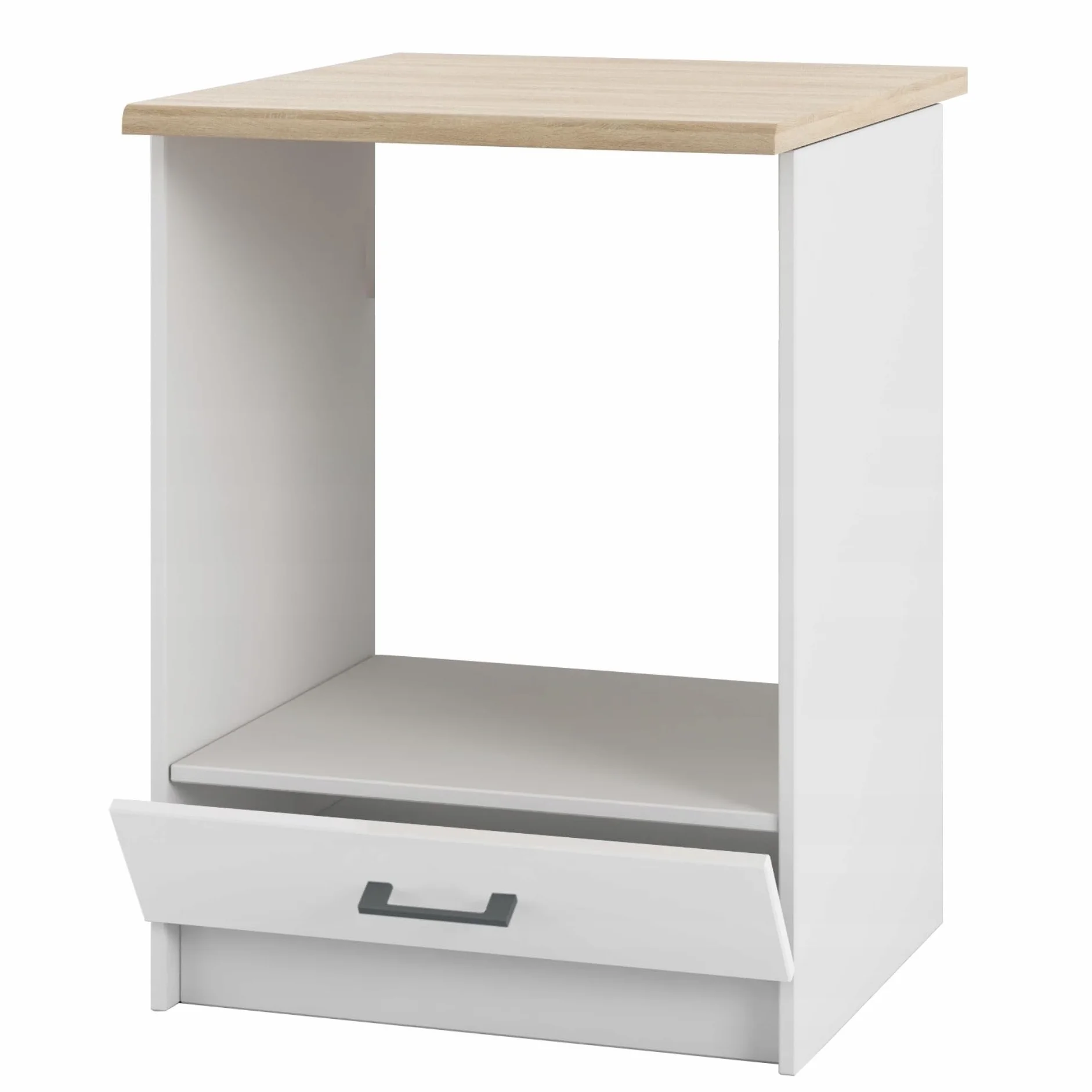 Szafka kuchenna dolna 60 cm Biel mat blat