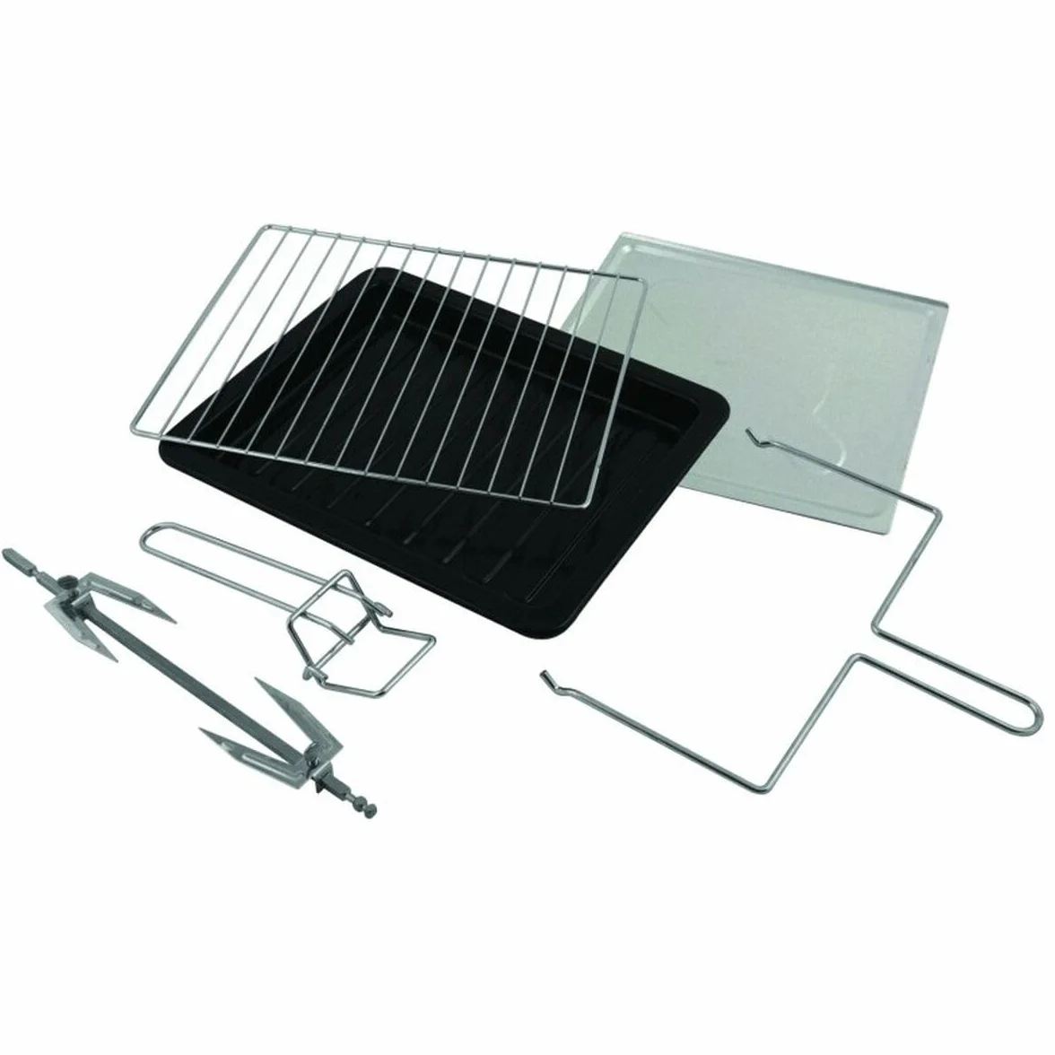 Esperanza Napoli Mini Piekarnik Czarny Srebrny 51 x 37 x 36 cm