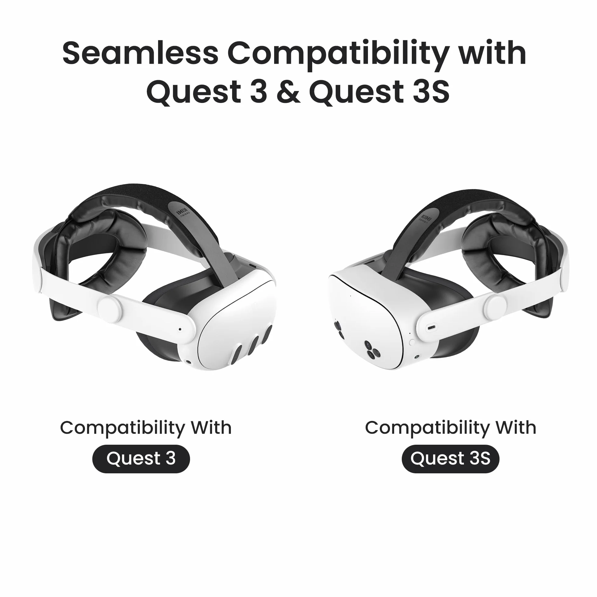 KIWI design K4 Comfort Pasek na głowę kompatybilny z Quest 3