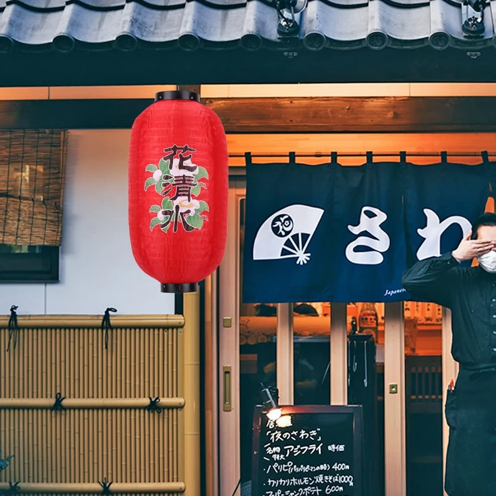 VIRUL 25 cm wiszące lampiony w japońskim stylu wodoodporna tkanina pub dom sushi restauracja dekoracja znak dom festiwal dekoracja latarnia