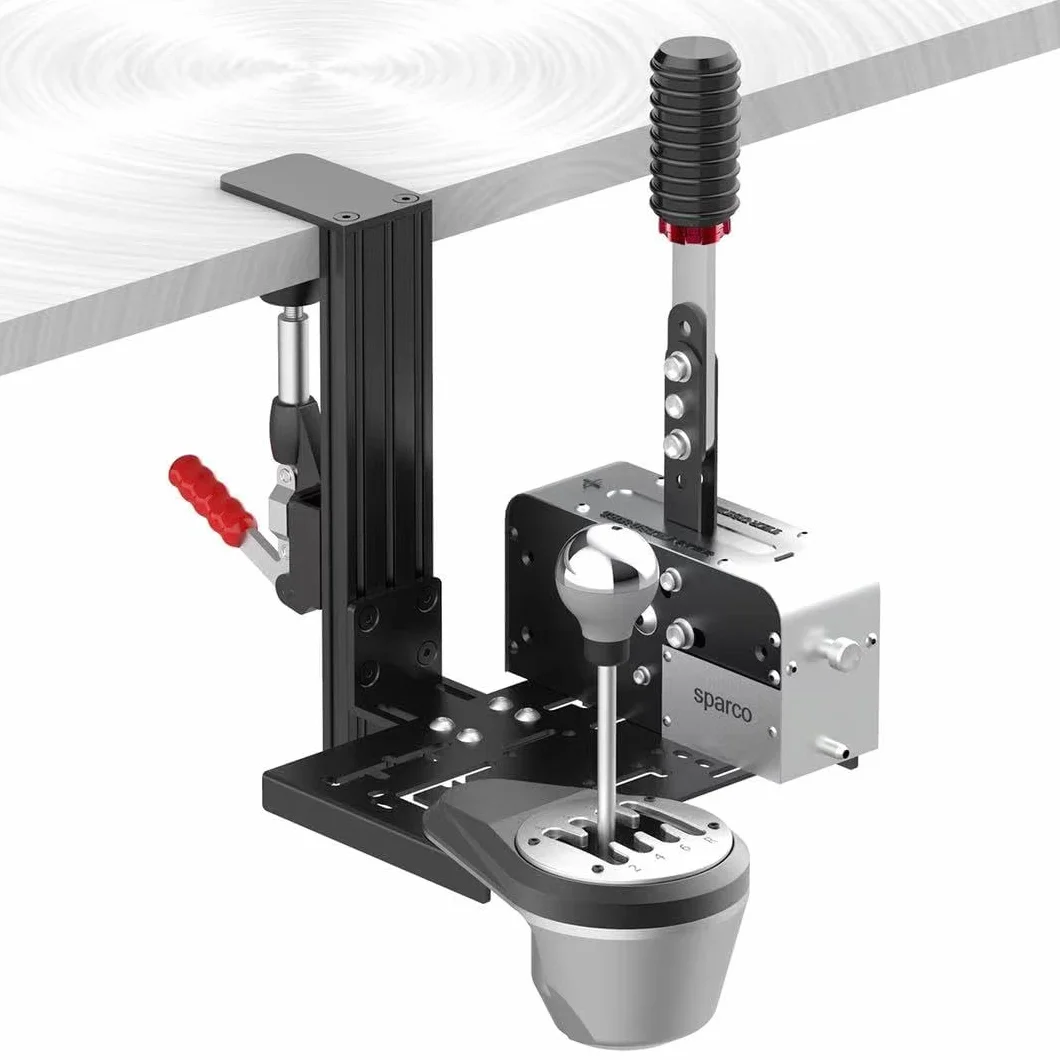 Uchwyt na biurko do wyścigu Sim Shifter Hamulec ręczny Kompatybilny Logitech G Driving Force Shifter Thrustmaster TH8A Fanatec ClubSport USB