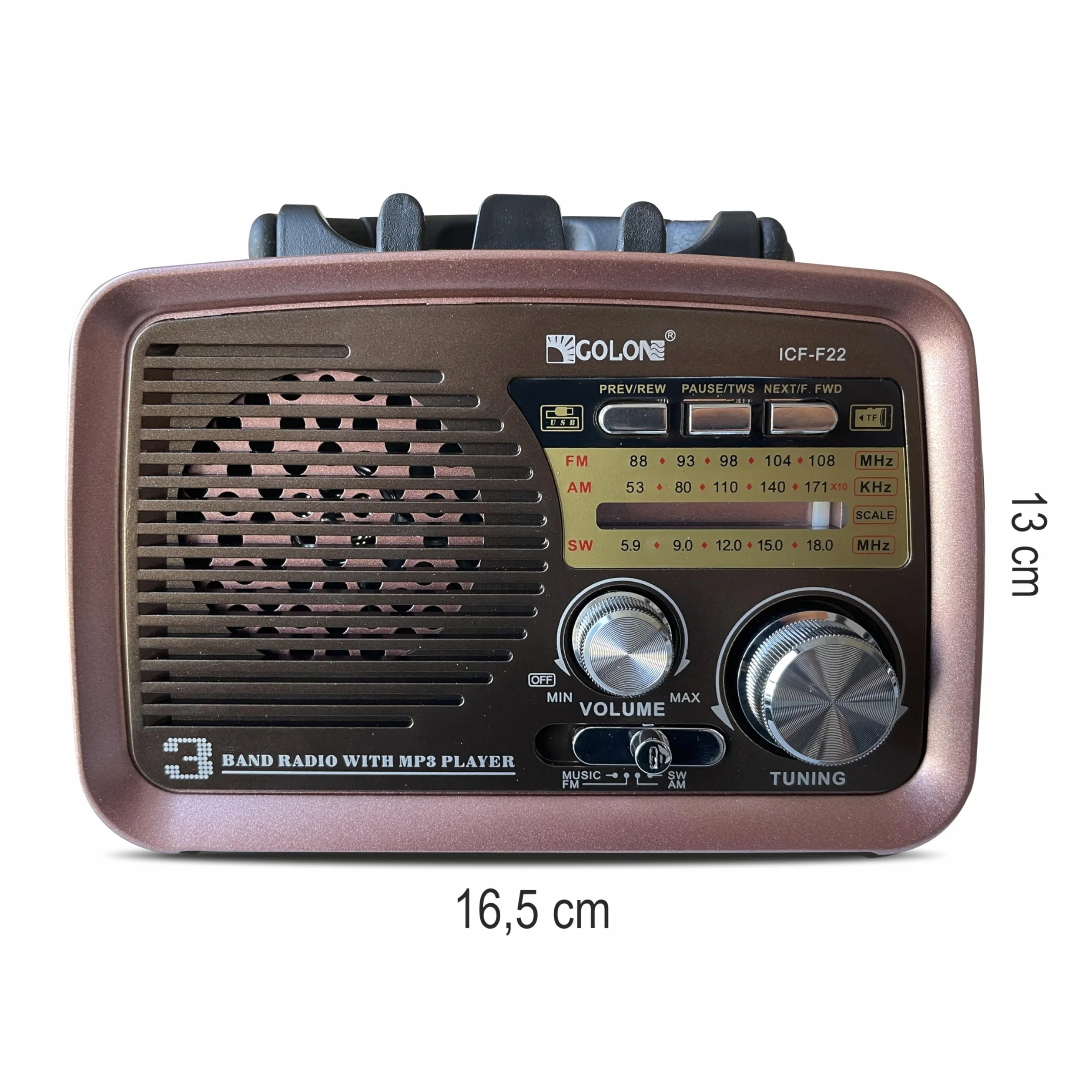 Retoo Radio Bluetooth FM retro nostalgiczne radio walizkowe o wyglądzie drewna, w stylu vintage, kompaktowe urządzenie obsługuje karty SD USB, proste radio kuchenne do biura, domu, seniorów