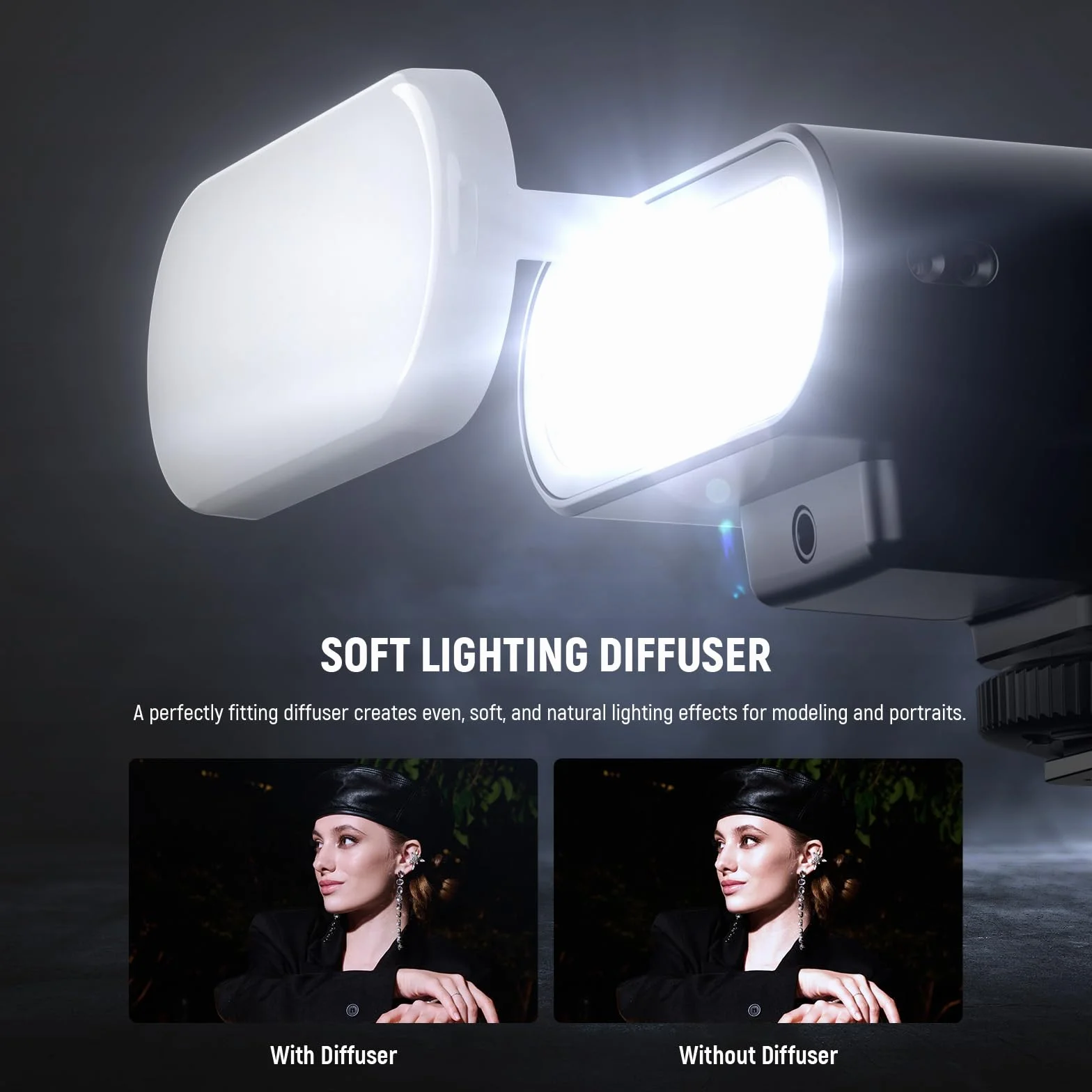NEEWER Z160 SE lampa błyskowa 20 W GN15 6000 ± 200 K Flash Speedlight ręczna 1/1-1/128 moc i tryb S1/S2 3,7 V/1200 mAh, akumulator 650, pełne obciążenie, kompatybilny z Canon Nikon Sony Fuji Olympus