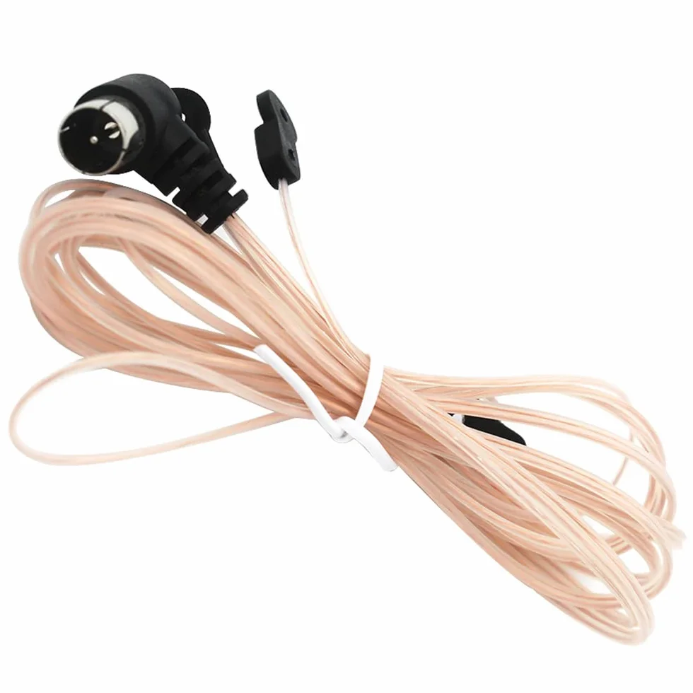 DollaTek Antena radiowa FM, wtyczka TV na wtyczkę F, adapter z przedłużaczem 2 m do radia Onkyo Sherwood Marantz Pioneer Oenon