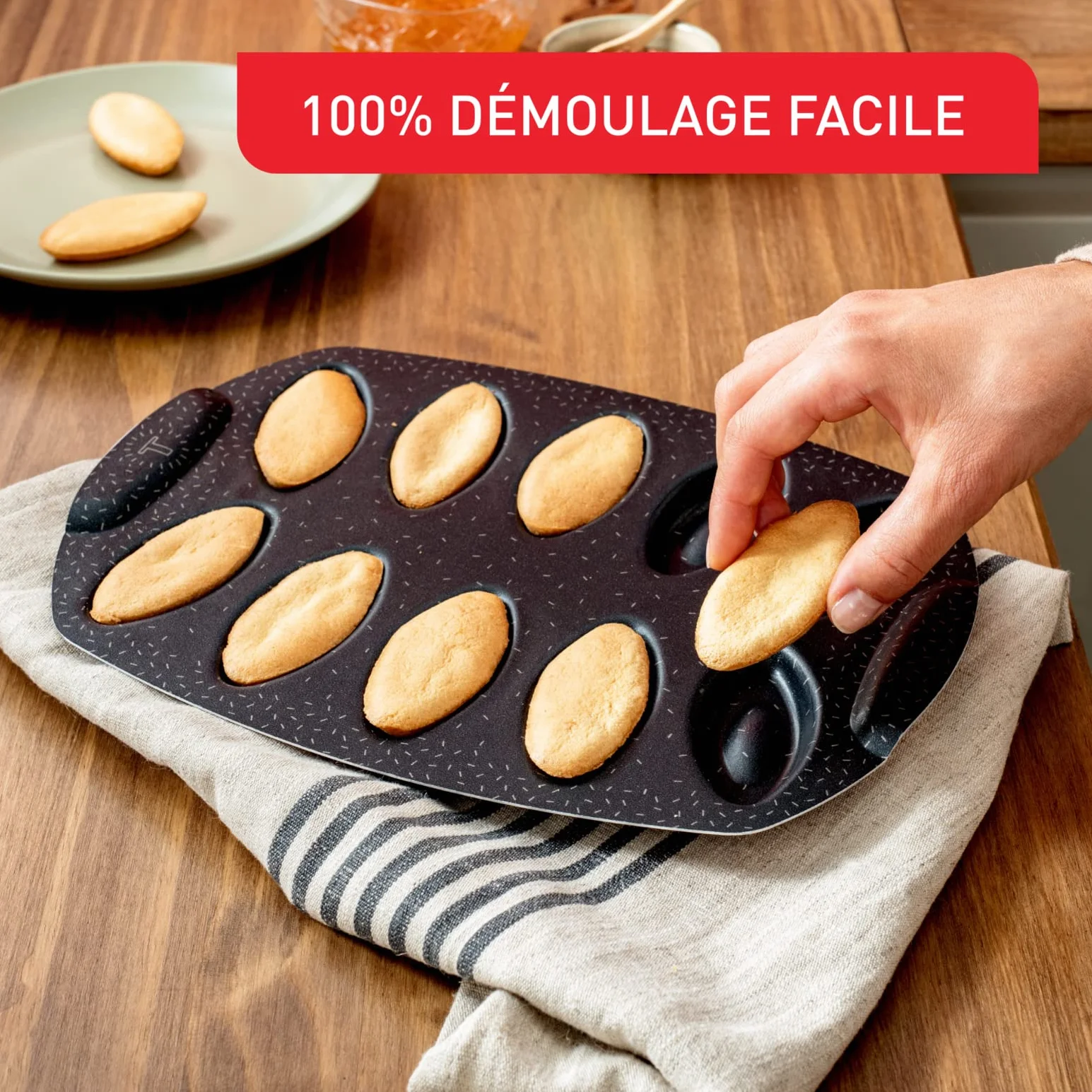 Tefal Perfectbake Forma do Ciasta, Aluminium, Marron Tabac, na 10 wypieków