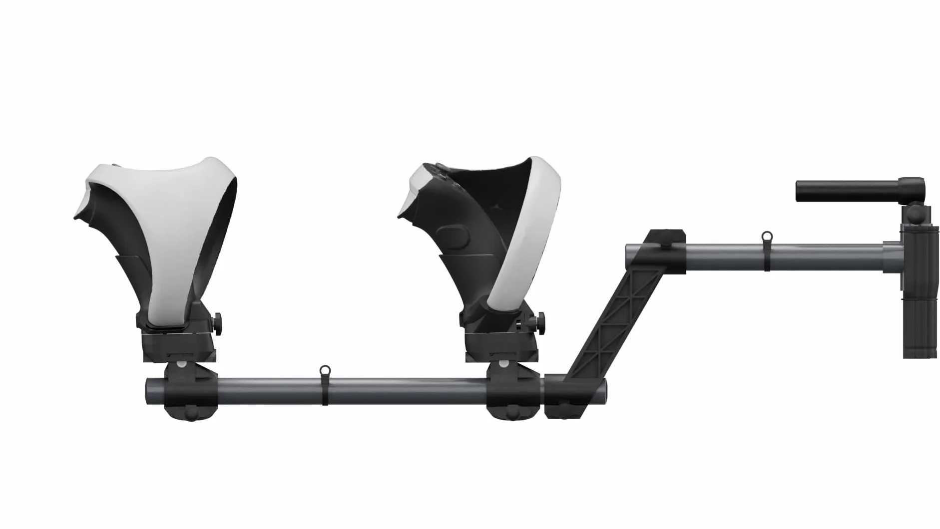 VR Gunstock do Playstation VR2, kompatybilny z PSVR2 kontrolerami dla lepszej stabilności i lekkiego magnetycznego adaptera PlayStationVR2 (czarny)