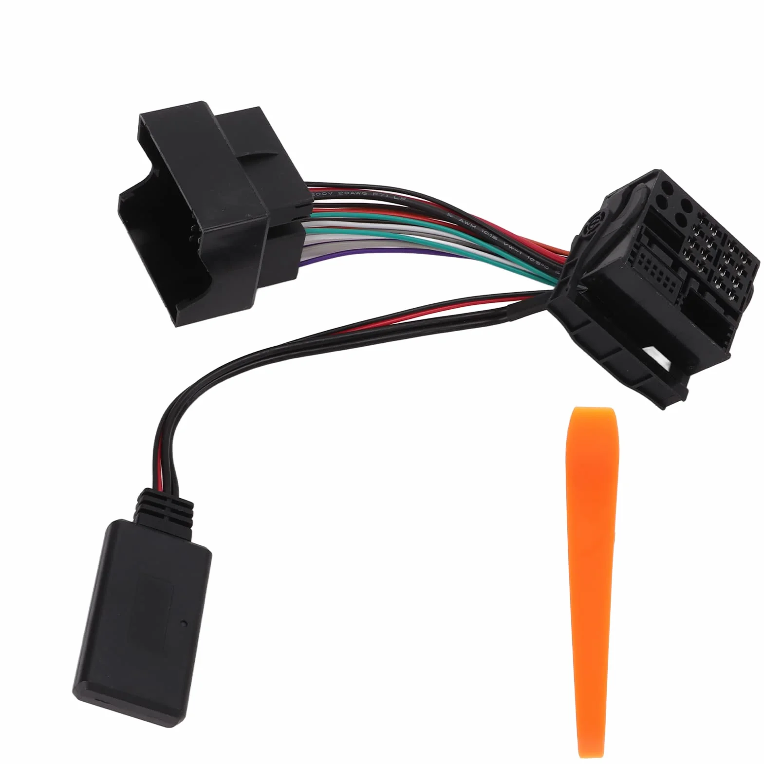 Asixxsix Kabel Adaptera Audio 5.0 Pasujący do Opla Antara CD 70 CD30 MP3 CDC 40 Opera DVD 90, Wodoodporny Kabel Wejściowy Aux do Samochodowego Zestawu Stereo, łatwy w Użyciu moduł Pasujący do