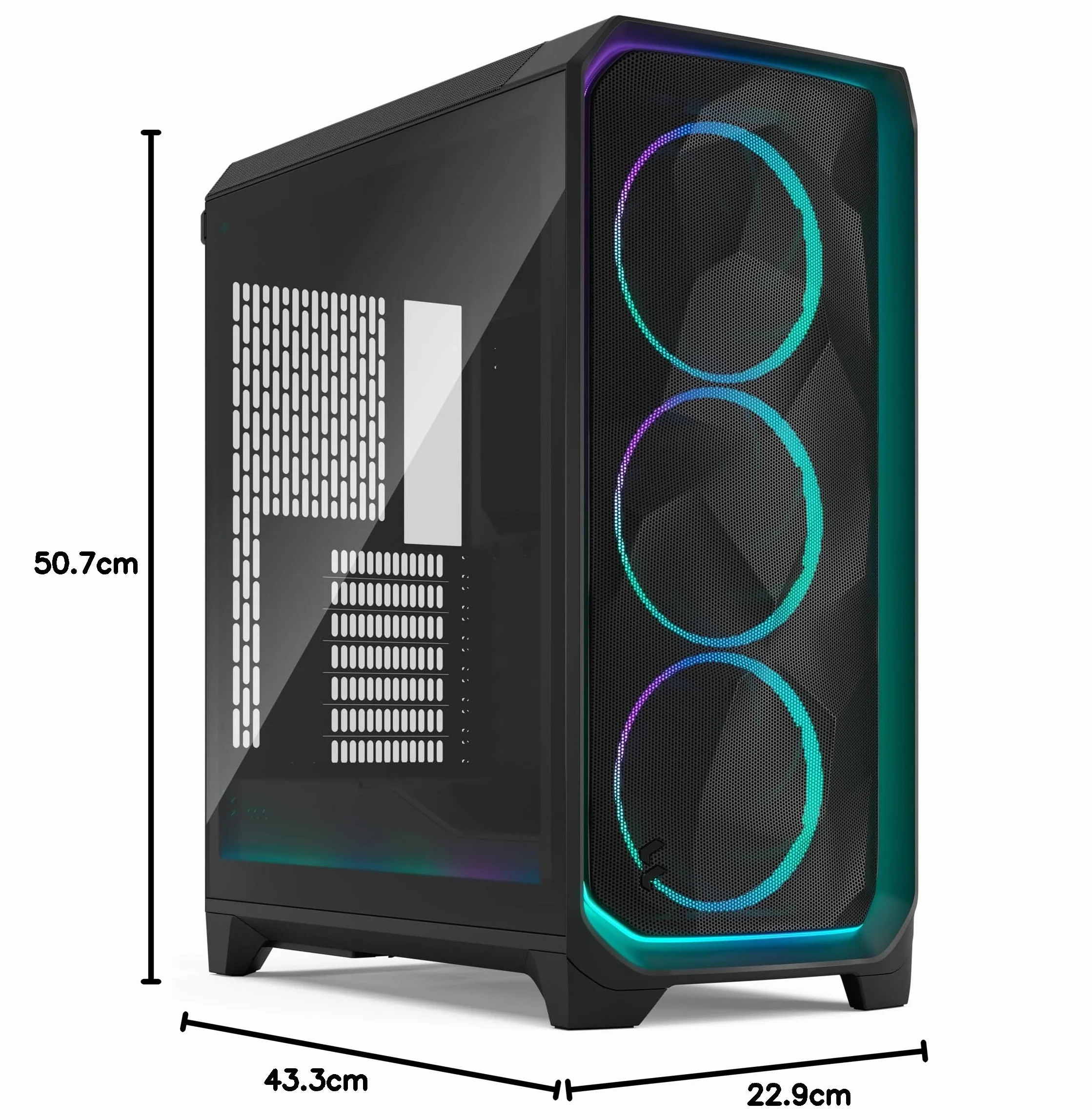 Meshify 3 Ambience Pro RGB czarny odcień światła TG