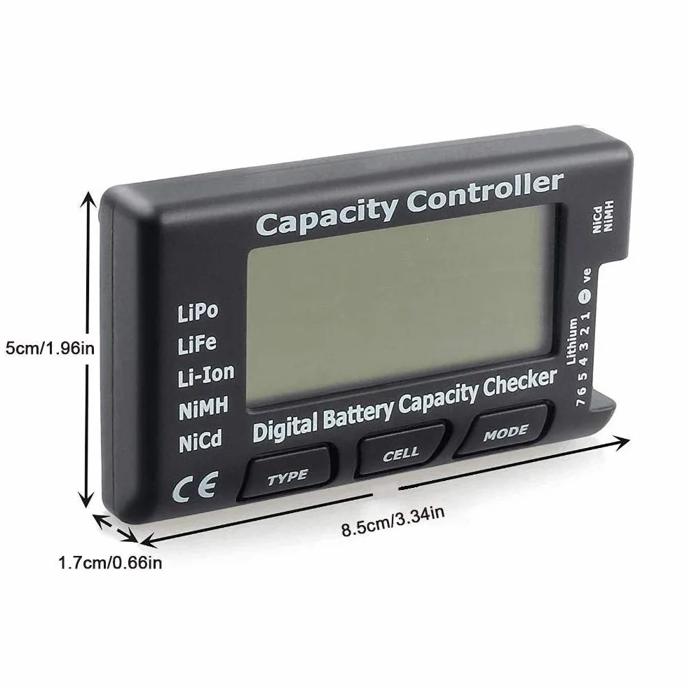 DollaTek RC CellMeter-7 Cyfrowy kontroler pojemno?ci baterii Tester dla LiPo/Life/Li-ION/NiMH/Nicd