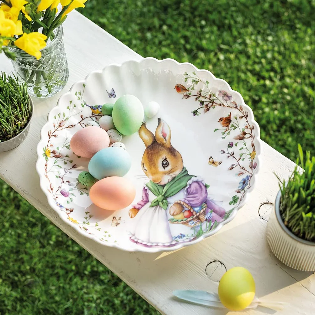 Villeroy und Boch Spring Fantasy duża, Emma, miska na słodycze, porcelana premium, 30 x 6 cm, kolorowa, 30 x 6 cm