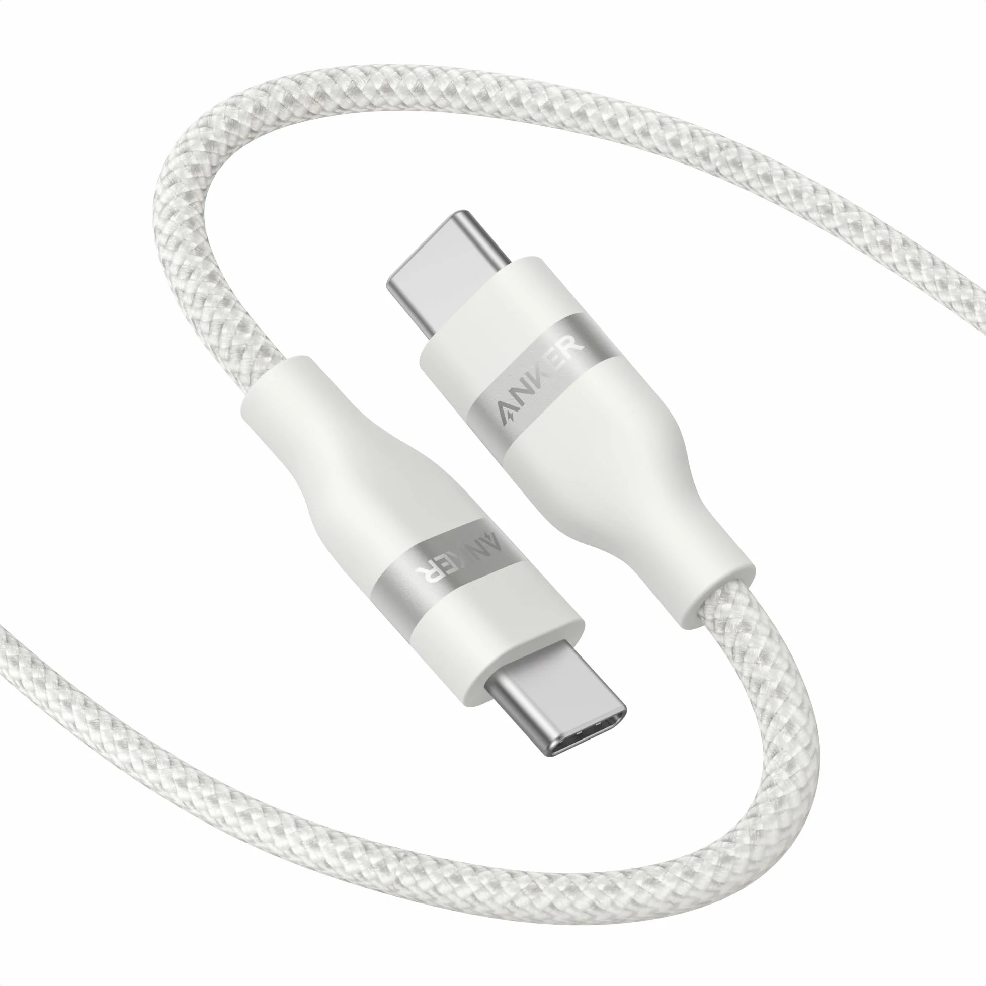 Anker USB C do USB C, 240 W Kabel do Szybkiego Ładowania, Pleciony Upcycle, Typ C dla iPhone 16/16 Pro/16 Plus/16 Pro Max, MacBook Pro, iPad Pro, iPad Air 4, Galaxy S24 i Więcej (Czarny, 0,9 m)