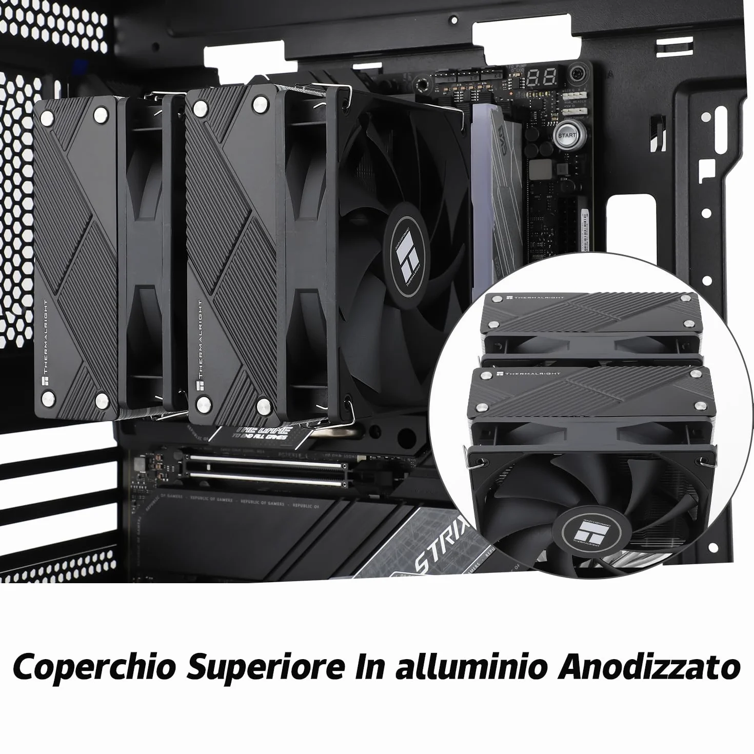 TR Phantom Spirit 120 Chłodnica procesora z 7 kanałami grzewczymi, podwójny wentylator PWM TL-C12B V2, technologia AGHP, łożysko S-FDB, do AMD AM4, AM5; Intel 1700, 1150, 1151, 1200