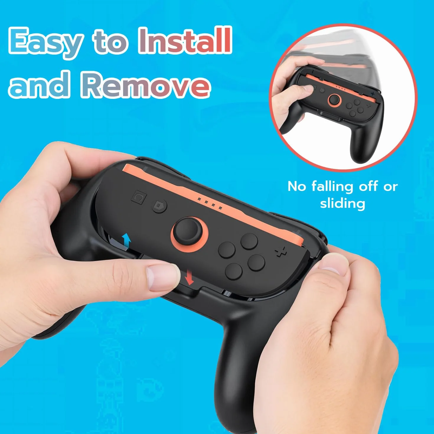 Mcbazel 2 Sztuki Uchwytów dla NS Switch 2 JoyCon Controllers