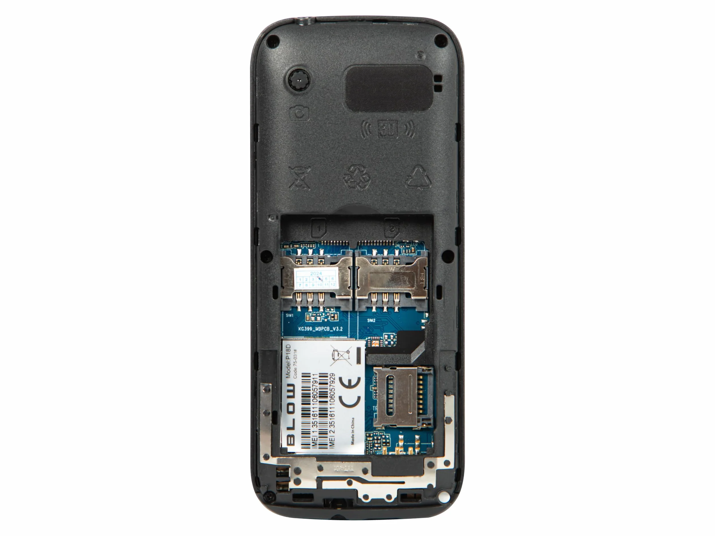 BLOW TELEFON DLA SENIORA GŁOŚNY PROSTY APARAT LATARKA RADIO DUAL SIM BLUETOOTH