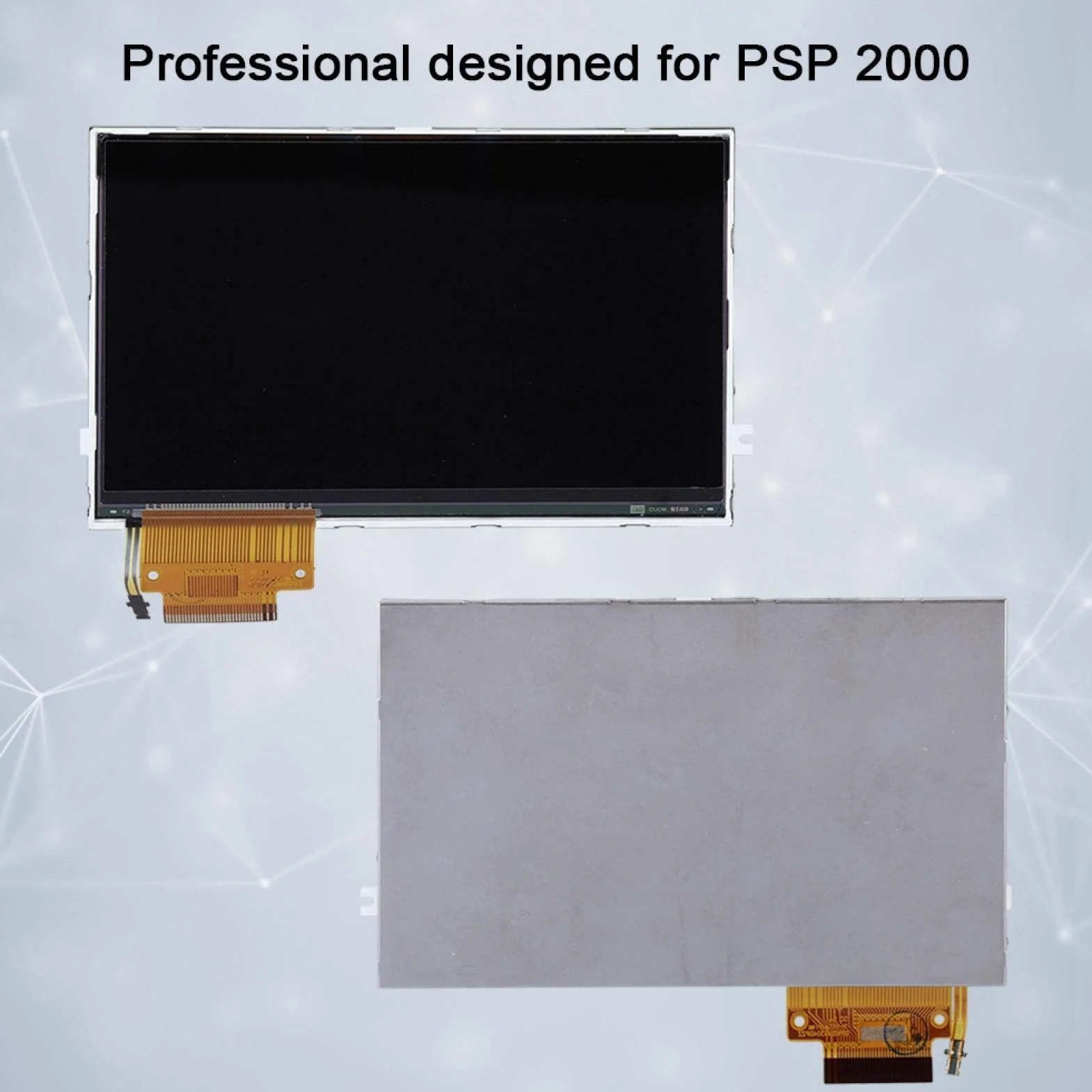 Część ekranu LCD do konsoli 2000-2004, podświetlenie, części zamienne