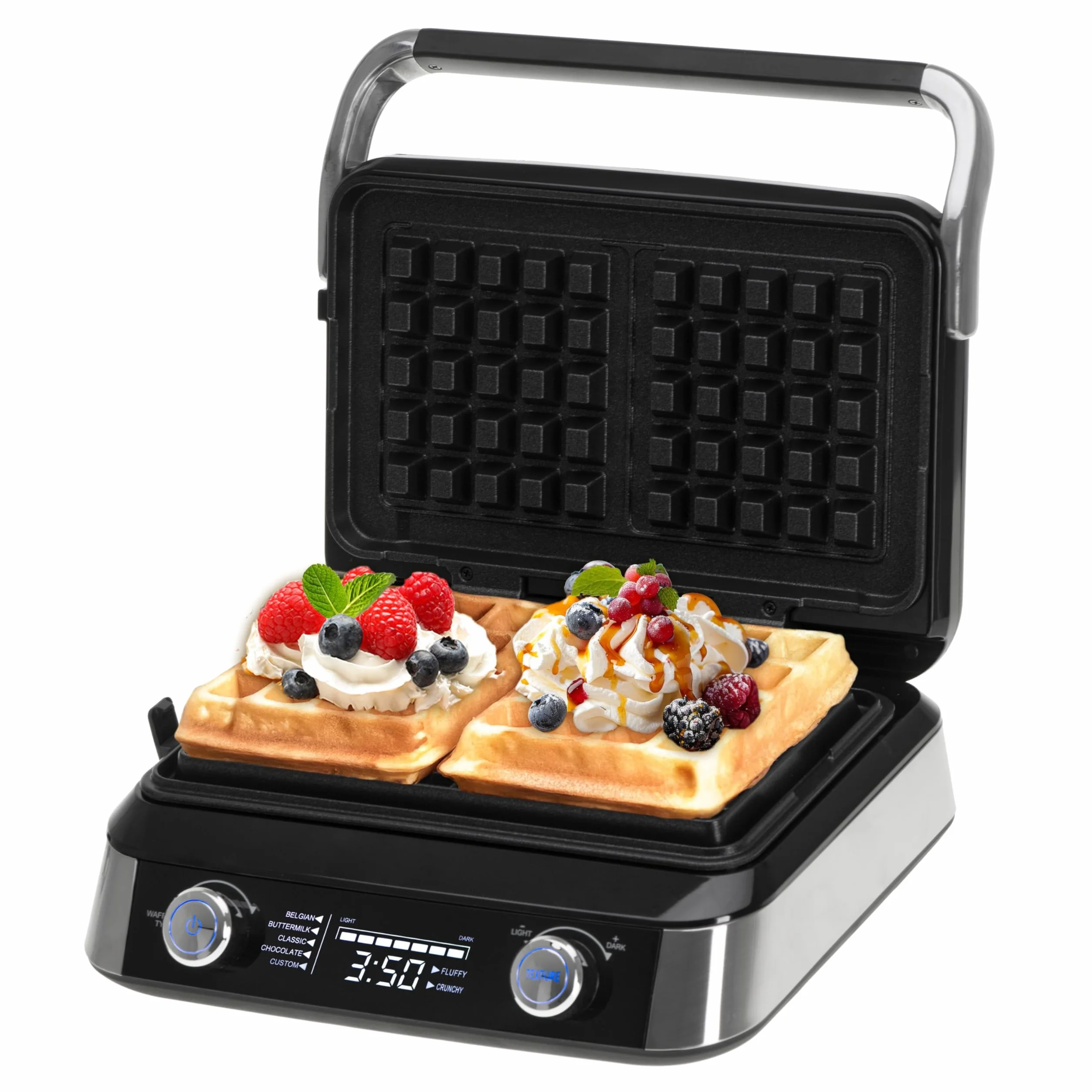 ADLER EUROPE Gofrownica 1600W 5 Programów Wyświetlacz LED
