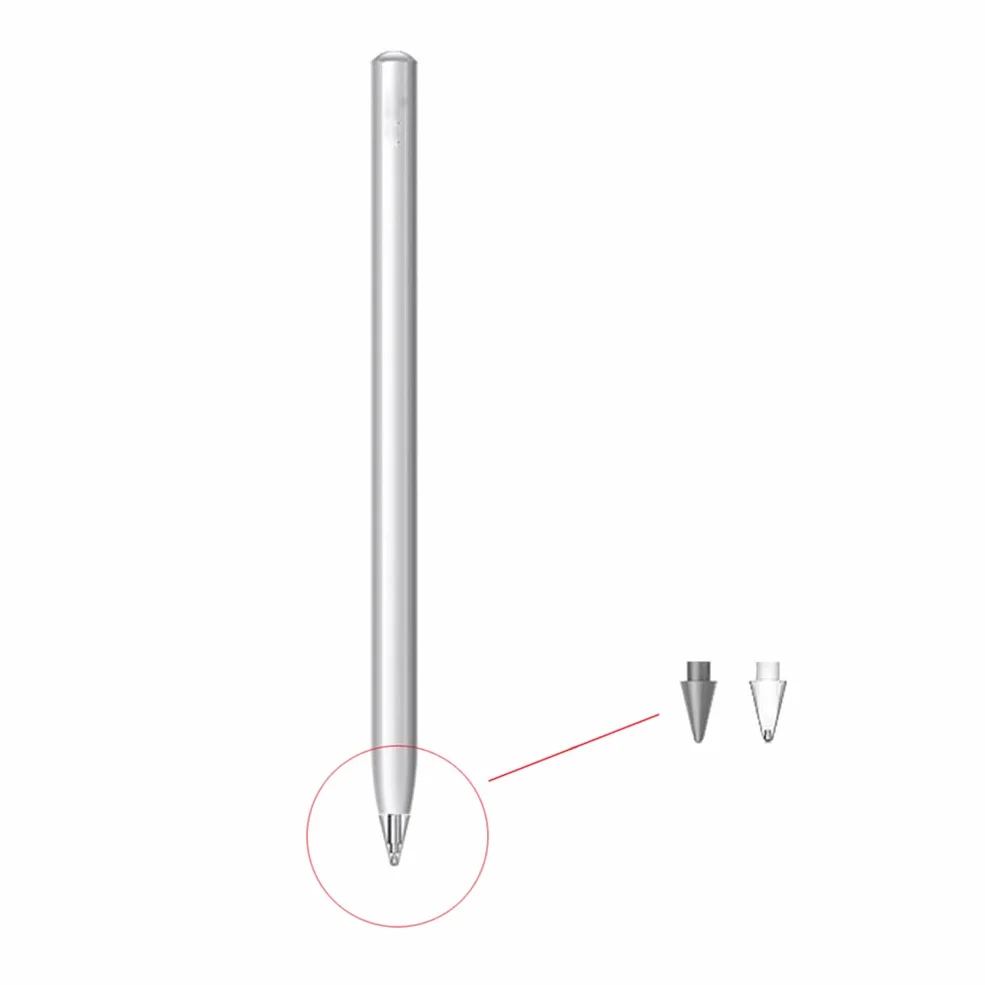2-pak wymiennych końcówek do Huawei M-Pencil 2nd / M - Pencil 3. ołówek, zapasowa stalówka, rysik, rysik do ekranu dotykowego, M-Pencil 2 generacji, CD54, końcówka ołówkowa (biała)