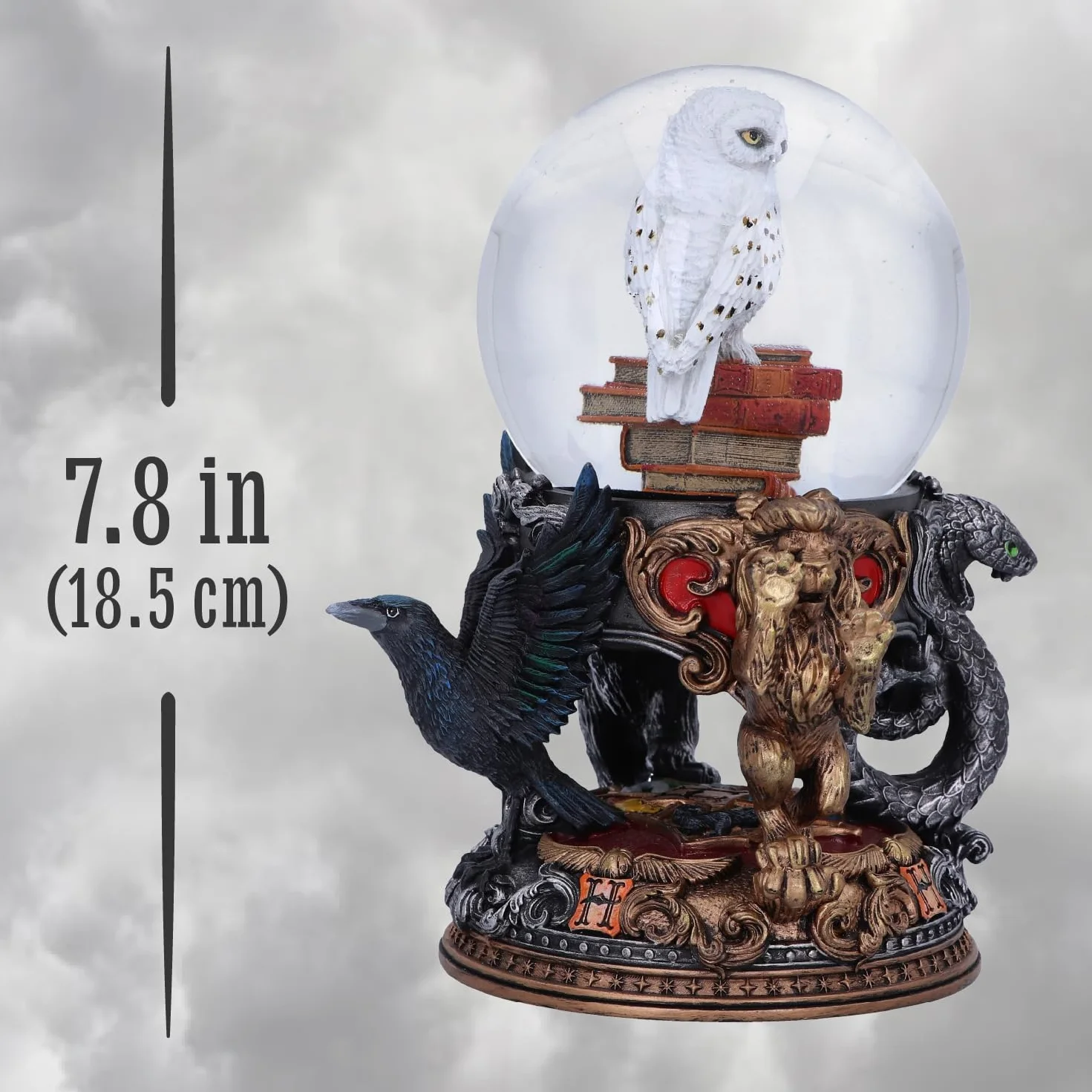 Nemesis Now Oficjalnie licencjonowana kula śnieżna Hedwig Harry Potter, wielokolorowa, 18,5 cm
