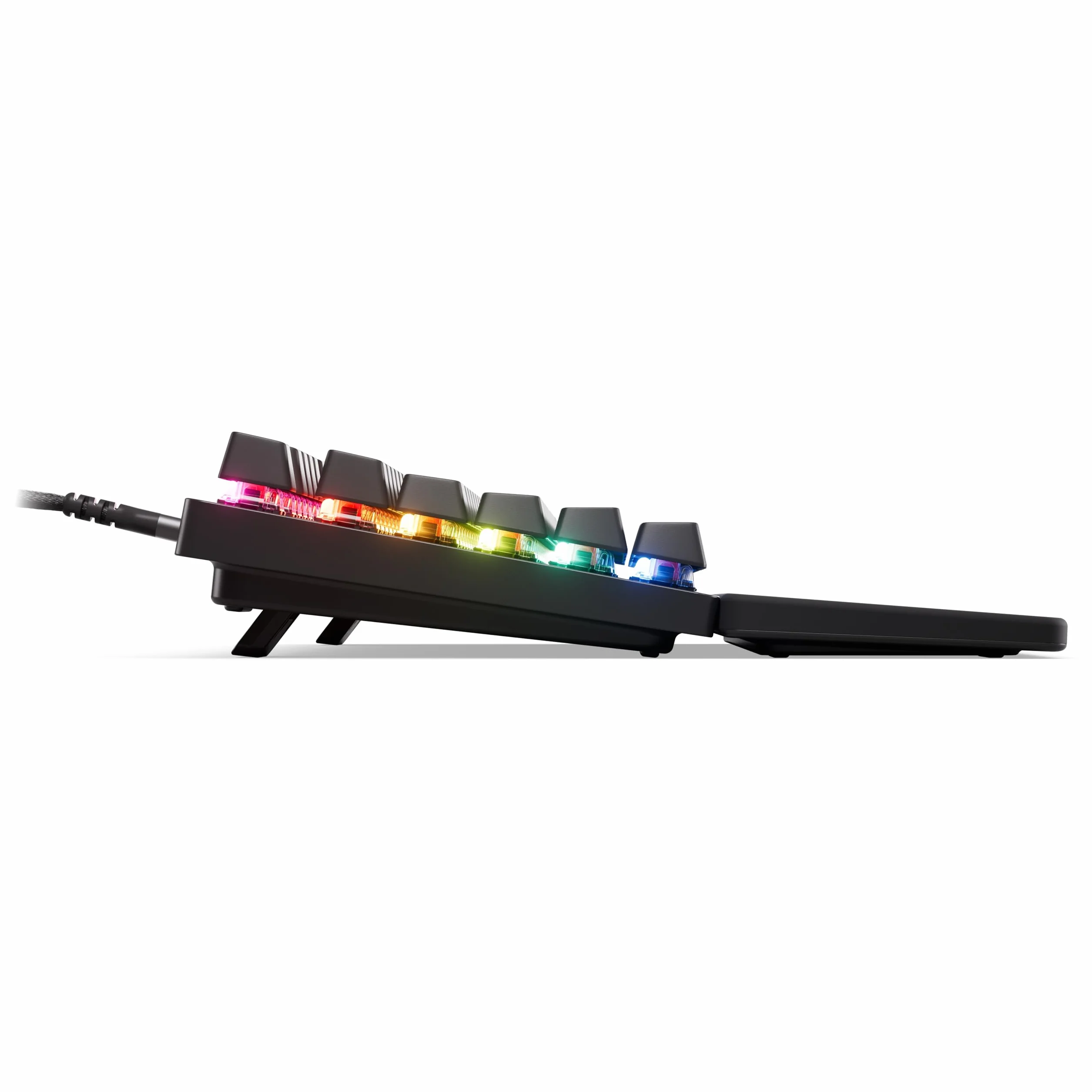 SteelSeries Apex Pro Gen 3 TKL - Hipermagnetyczna klawiatura dla graczy - przełączniki OmniPoint 3.0 - Rapid Trigger - Ustawienia gier - Rapid Tap/SOCD - OLED - RGB - nakładki z PBT - US Layout QWERTY