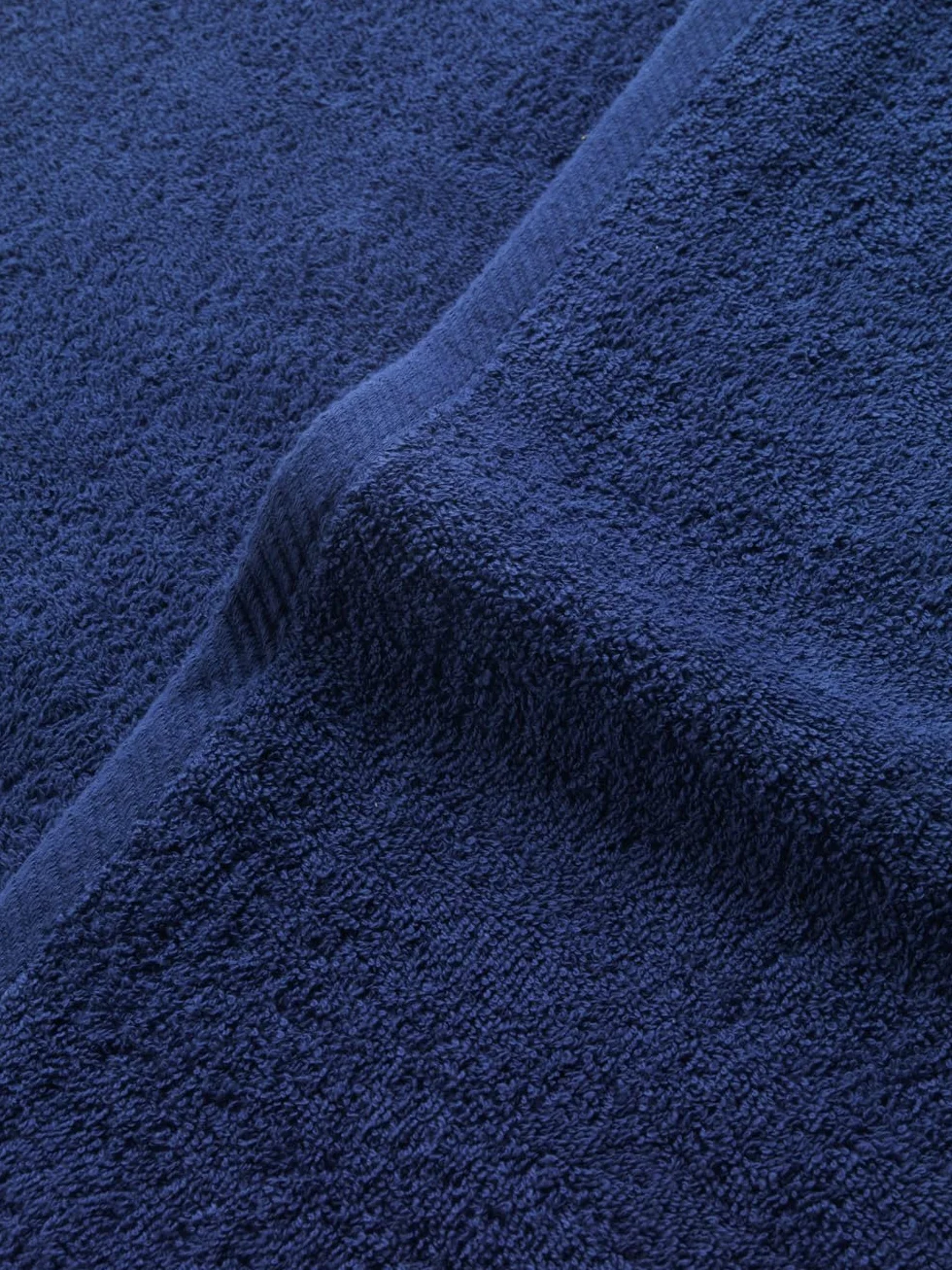 Ręczniki kąpielowe 4 szt 30x50 cm 100% bawełna Granatowy