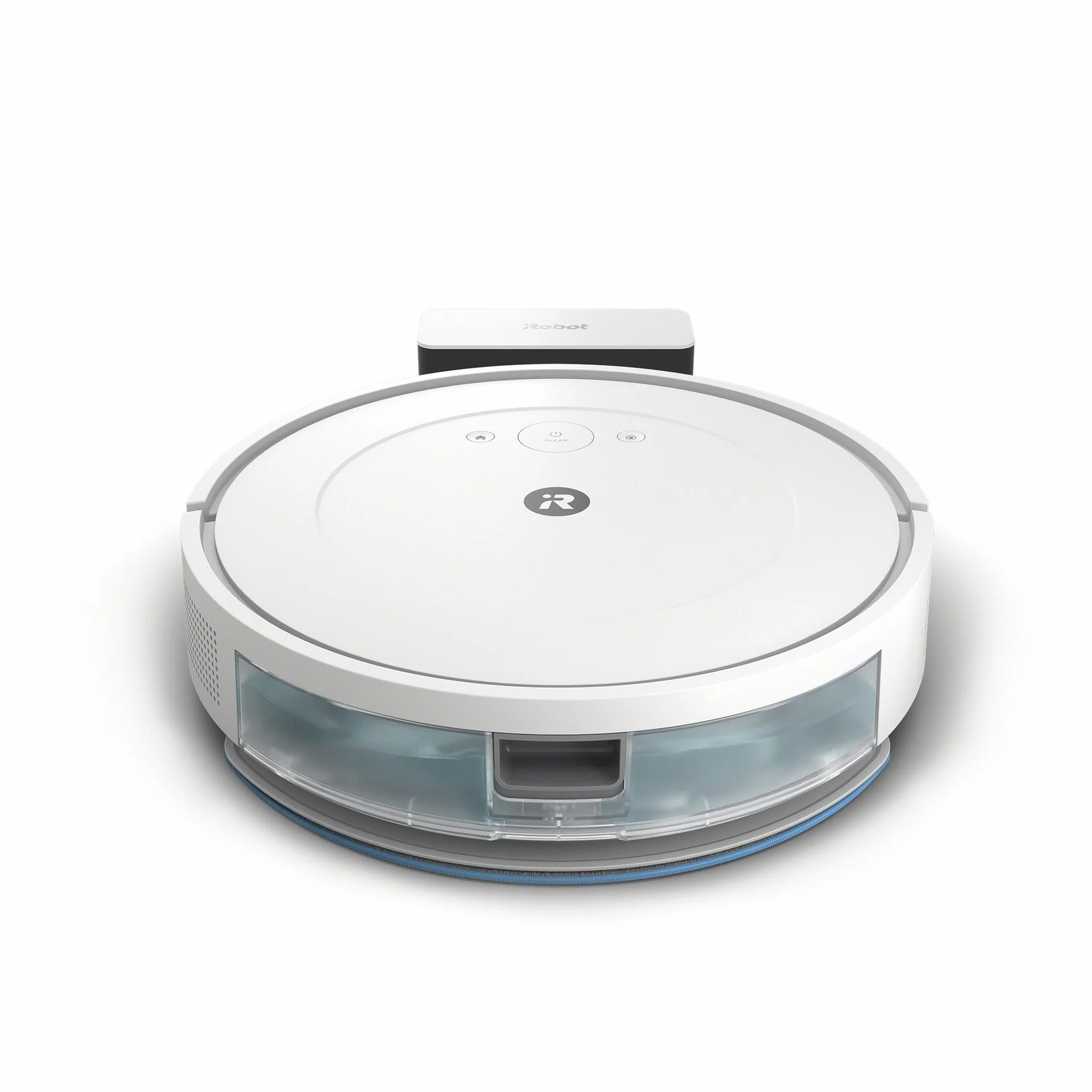 iRobot Roomba Combo Essential robot odkurzająco-mopujący (Y0112), wydajne odkurzanie i mopowanie, 4-stopniowy system sprzątania, trzy poziomy ssania, sprzątanie punktowe, aplikacja