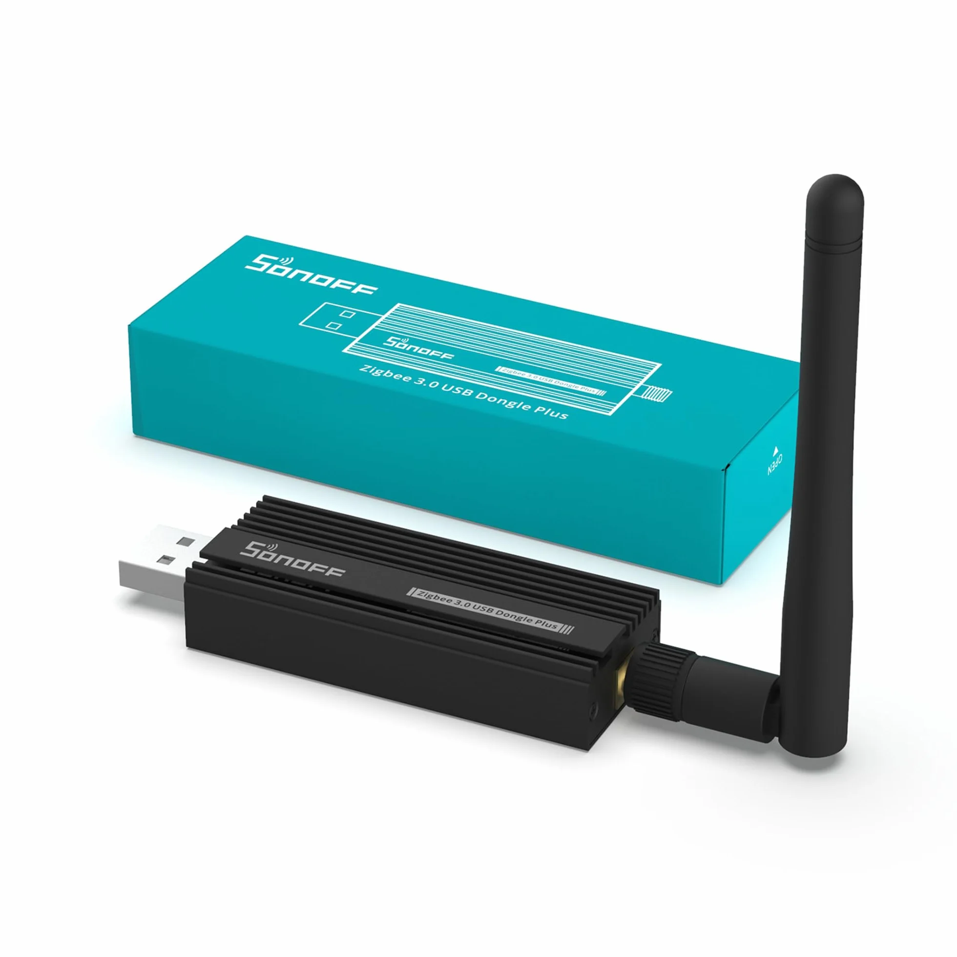 SONOFF Dongle USB Zigbee plus 3.0 SMA interfejs anteny zewnętrznej Uniwersalna bramka, preinstalowana z firmware Z-Stack 3.x.0 koordynacja firmware dla asystenta domowego lub Zigbee2MQTT