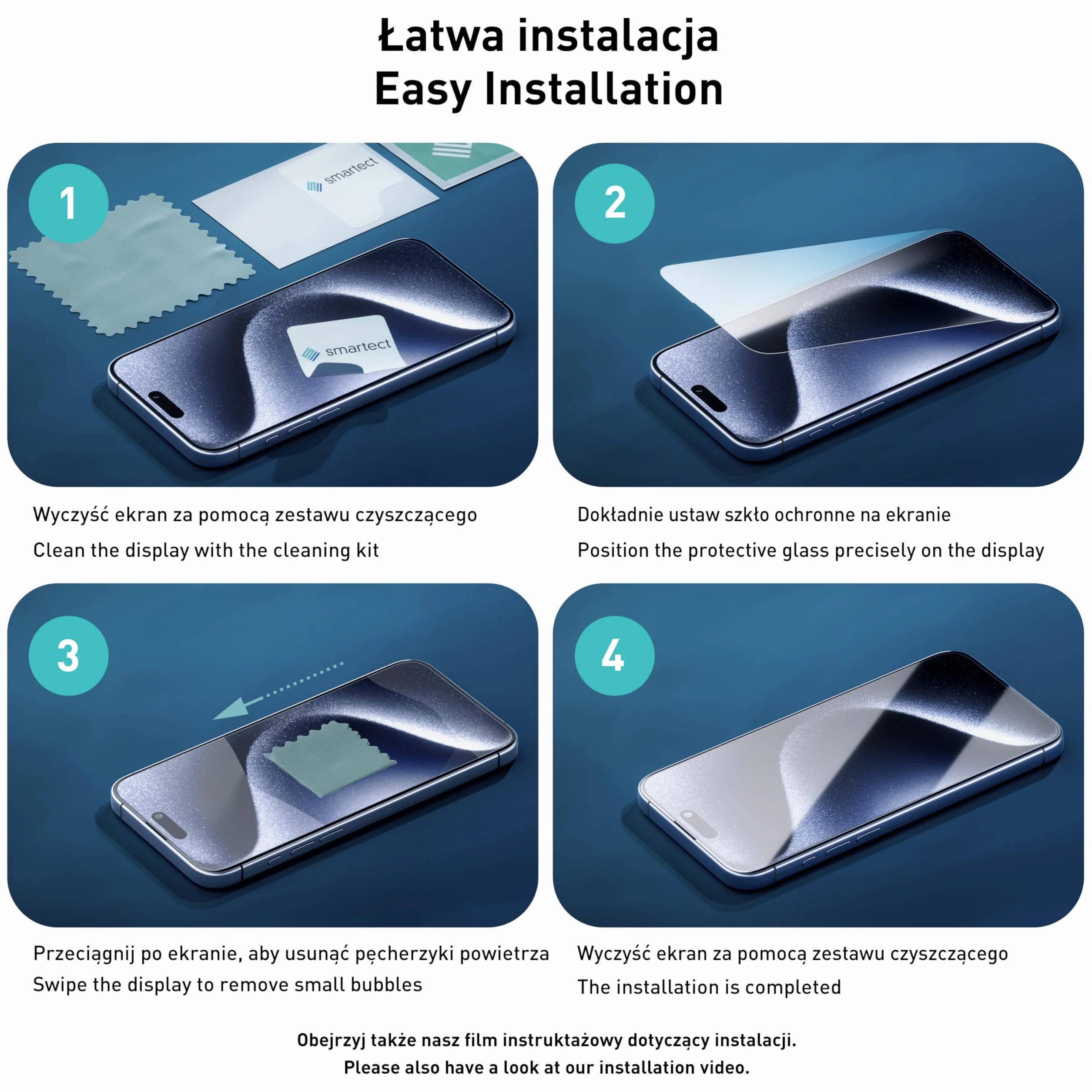 smartect Szkło Hartowane [2 Sztuki, Clear] dla Nintendo Switch 2, Szklana Ochrona Ekranu 9H, Ochraniacz Ekranu bez Pęcherzyków, Bez Odcisków palców