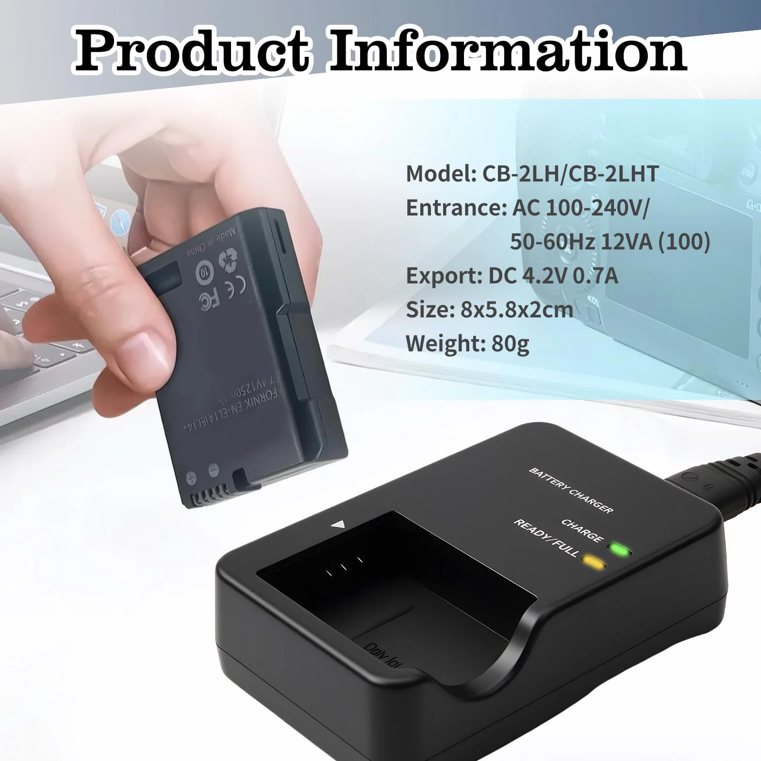 CB-2LH NB-13L Ładowarka do aparatu Canon Powershot G1 X Mark III/G7 X Mark II/G5 X/G7 X/G9 X/G9 X Mark II/SX620 HS/SX720 HS/SX730 HS/SX740 HS Aparat cyfrowy, czarny