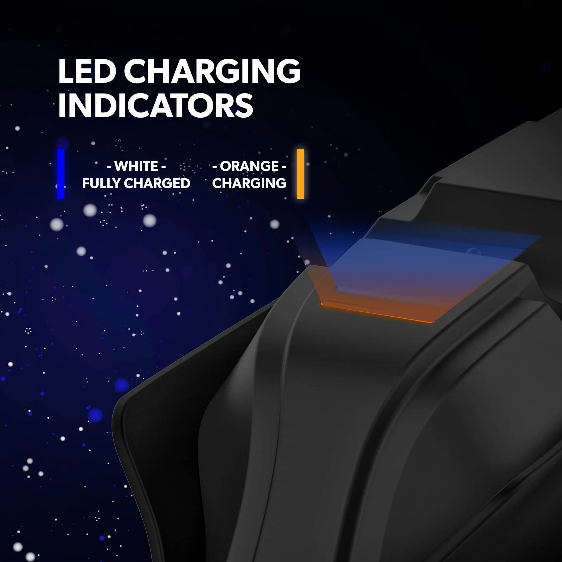 Snakebyte PS5 TWIN:CHARGE 5 - PlayStation 5 charging station for DualSense controller, charger kit for 2 wireless controllers including Type-C cable, LED charge status display, PS5 design, Black