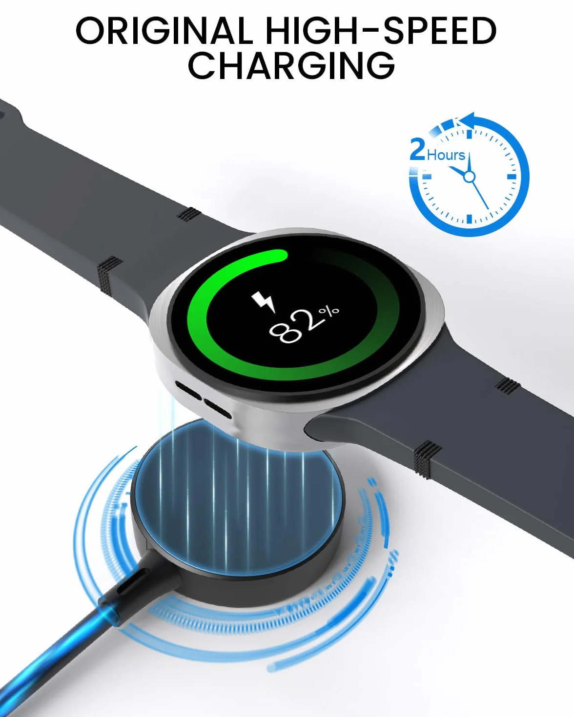 Kabel USB C do Samsung Galaxy Watch 8 / 8 Classic / 7 / Ultra 3,3 m zamiennik ładowarki typu C do Galaxy Watch FE/6/6 Classic/5 Pro/5/4/4 Classic/3/Active 2/Active Charging Dock