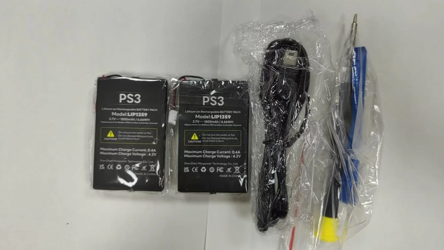 2 x bateria 1800 mAh LIP1859/LIP1472/LIP1359 do kontrolera bezprzewodowego PS3 Playstation 3 Dualshock