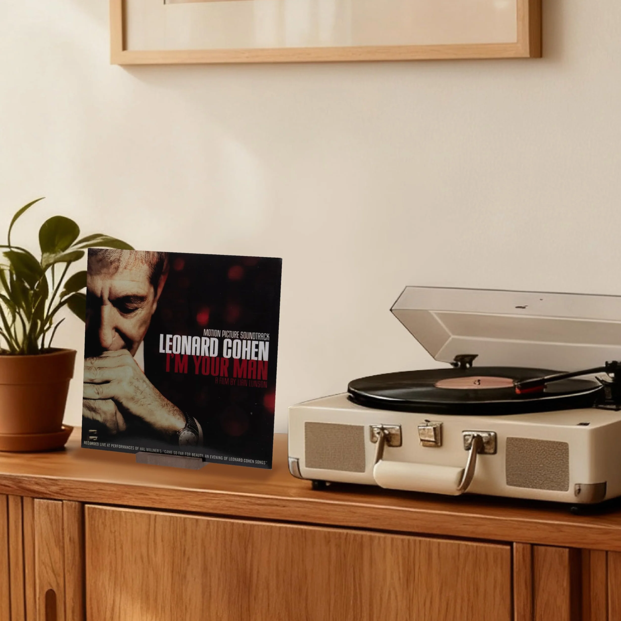 KAIU Stojak na płyty winylowe, teraz odtwarzany album na płyty LP, minimalistyczna półka stołowa, kompatybilna ze wszystkimi płytami - wystrój domu i studia