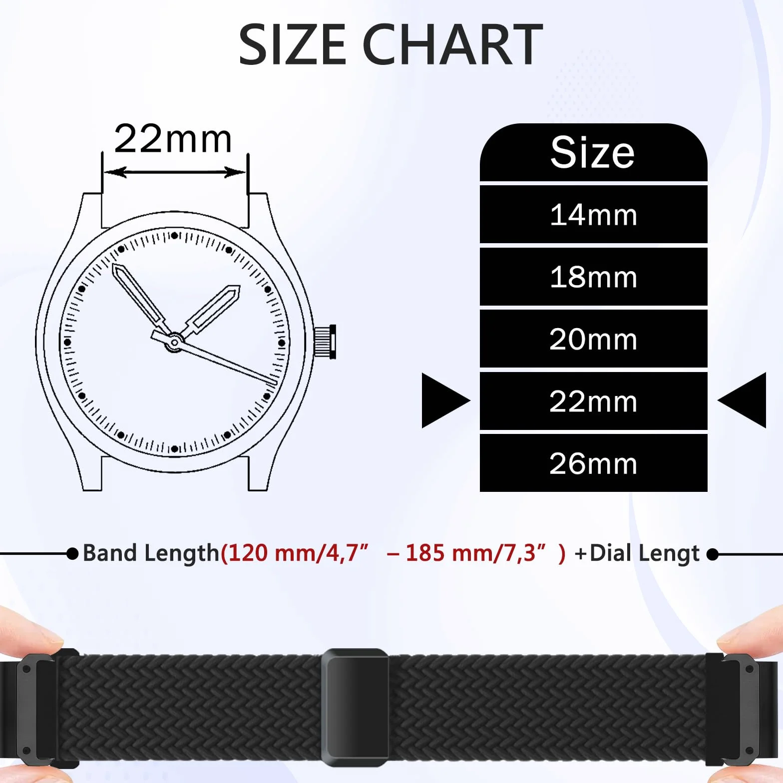 ZoRoll Pasek QuickFit 22 mm do zegarka Garmin Fenix 8 47 mm / 7 Pro / 7 / 6 Pro / 6, nylonowy pasek do zegarka z magnetycznym, wymienny pasek sportowy do Garmin Tactix 8 47 mm / Descent/ Forerunner