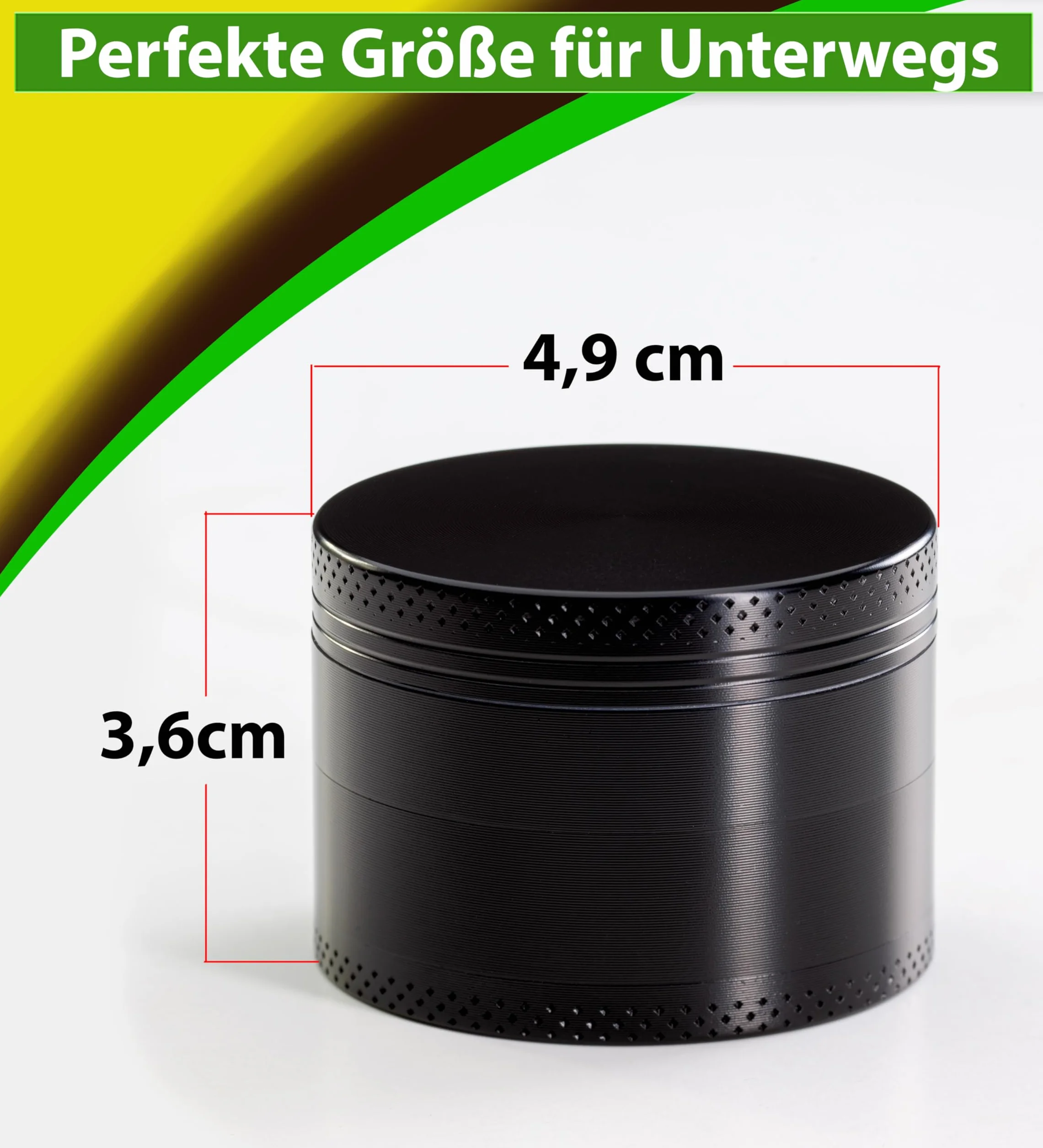 Młynek metalowy 4-częściowy crusher młynek do ziół