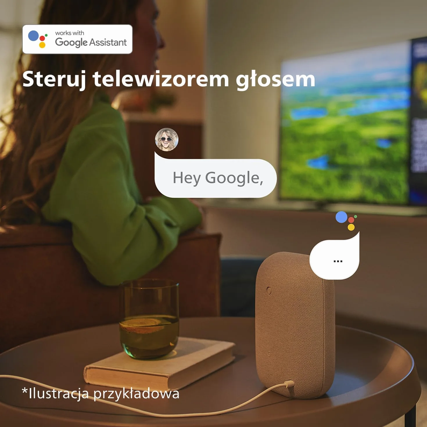 Philips 43PUS7609 4K LED Smart TV – 43-calowy wyświetlacz z platformą Pixel Precise Ultra HD Titan OS i dźwiękiem Dolby Atmos, współpracuje z Alexą i asystentem głosowym Google