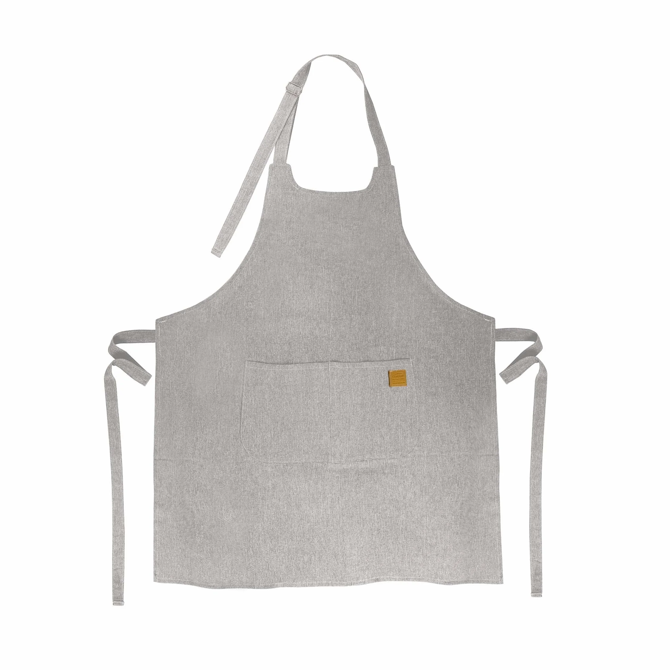 Lacor - 60082 - Fartuch kuchenny Unisex, Fartuch o prostym, eleganckim i oryginalnym wyglądzie, wymiary 68x83 cm, kolor szary