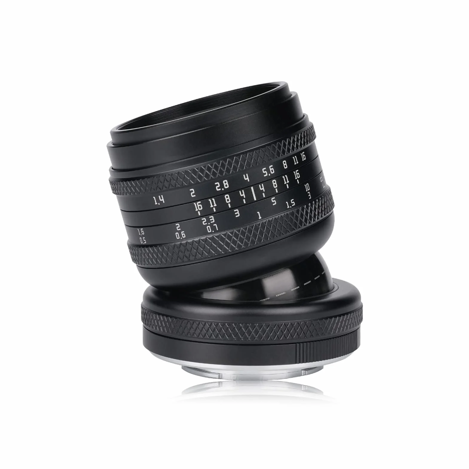 AstrHori 50 mm F1.4 obiektyw z szerokim otworem Ręczna pełna ramka Obiektyw pochylany 2 w 1 Kompatybilny z aparatem bezlusterkowym Canon RF-Mount EOS RP, EOS R5, EOS R6, EOS R3, EOS R itp.