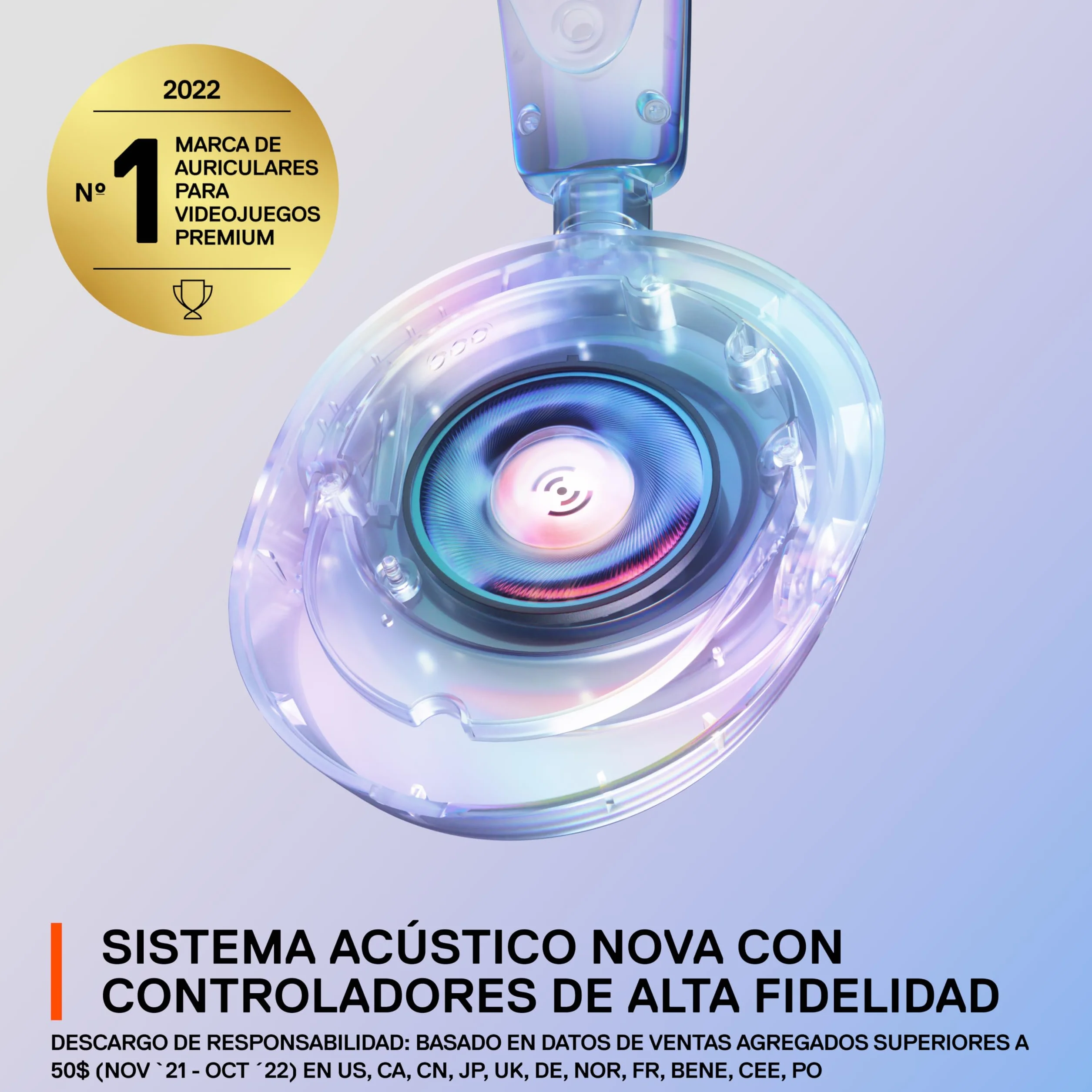SteelSeries Arctis Nova 1 wielosystemowy zestaw słuchawkowy do gier, sterowniki Hi-Fi, dźwięk przestrzenny 360°, mikrofon z redukcją szumów, PC, PS5/PS4