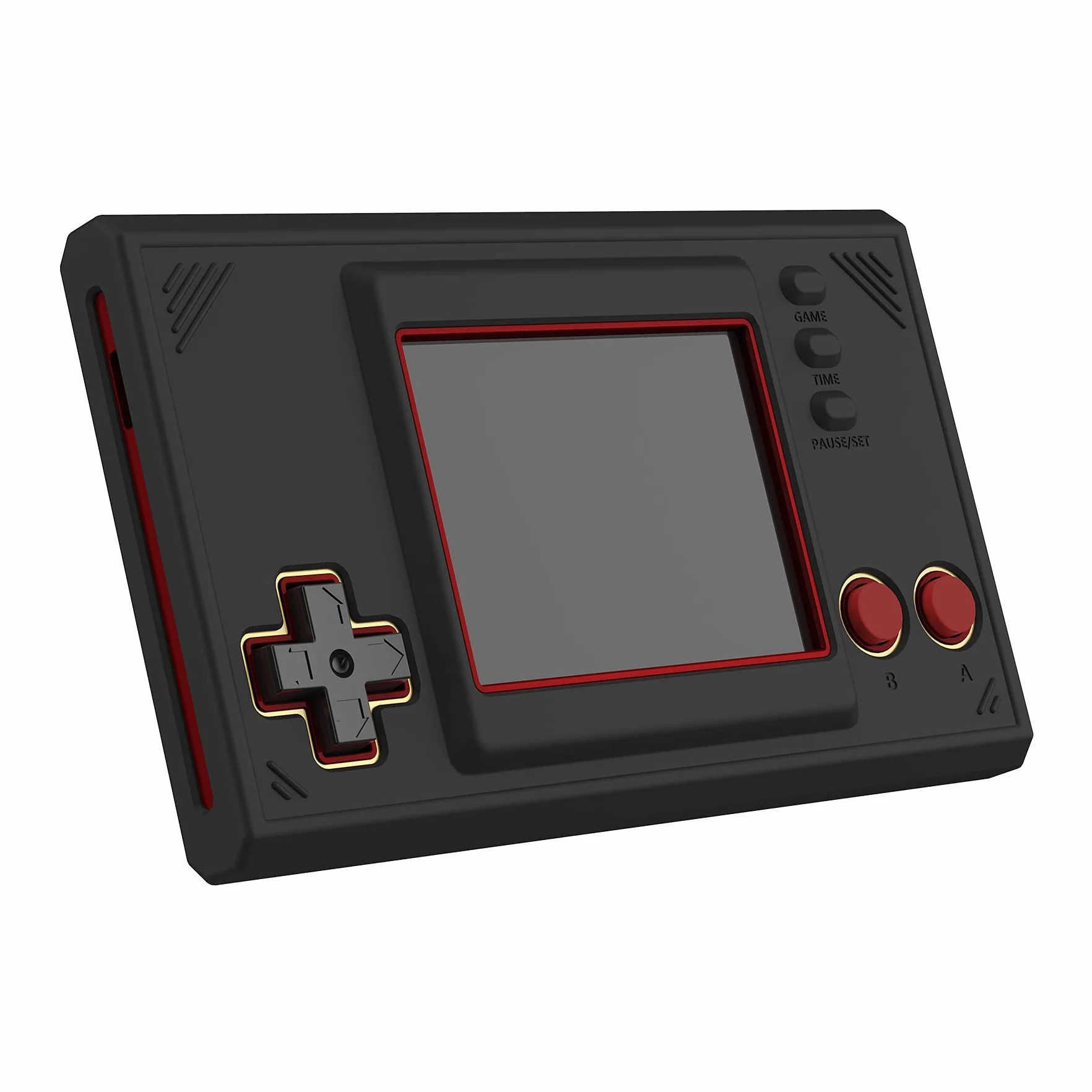 PlayVital Silikonowe Futerał Ochronny do Game & Watch: Super Mario Bros z 2 sztuki Ochraniaczy Ekranu,Etui Skóry Kompatybilne z Game & Watch-Czarny