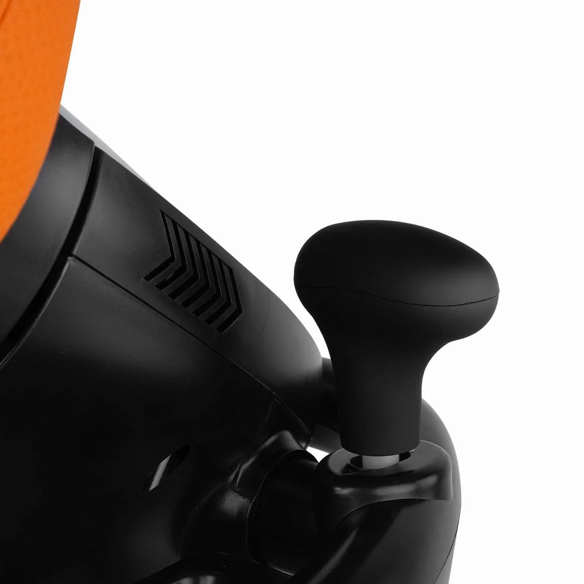 KROM K-DRIVER Wieloplatformowy zestaw kierownicy i pedałów, kompatybilny PC PS3 PS4 XBOX, czarno-pomarańczowy