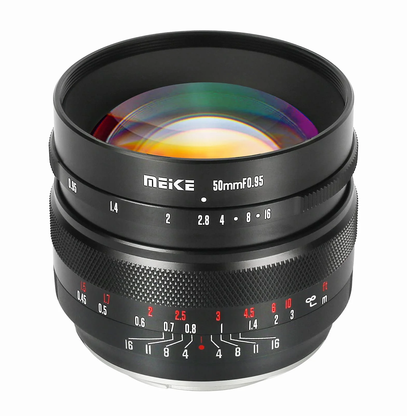 Meike 50 mm f0.95 Standard Aperture Manual Focus Fixed Lens APS-C kompatybilny z Sony E-Mount Mirrorless Cameras NEX 3 3N NEX 5R NEX 6 7 A6600 A6400 A5000 A5100 A6000 A6100 A6300 0 A65 00 A3000