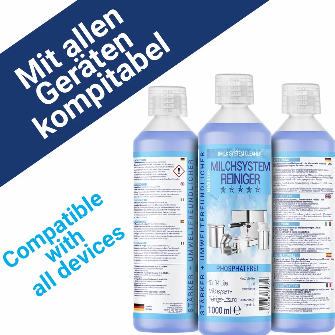 Koncentrat do czyszczenia układu mlecznego do ekspresów 1000 ml