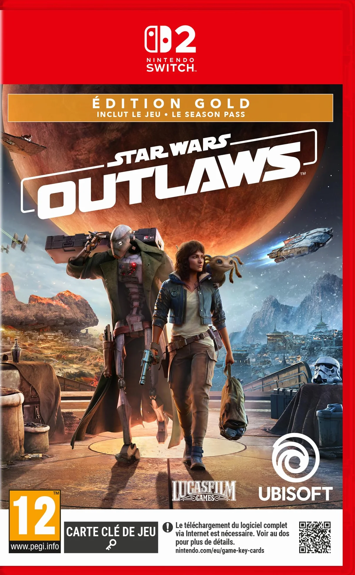 Star Wars OUTLAWS GOLD EDITION FRA SWITCH 2