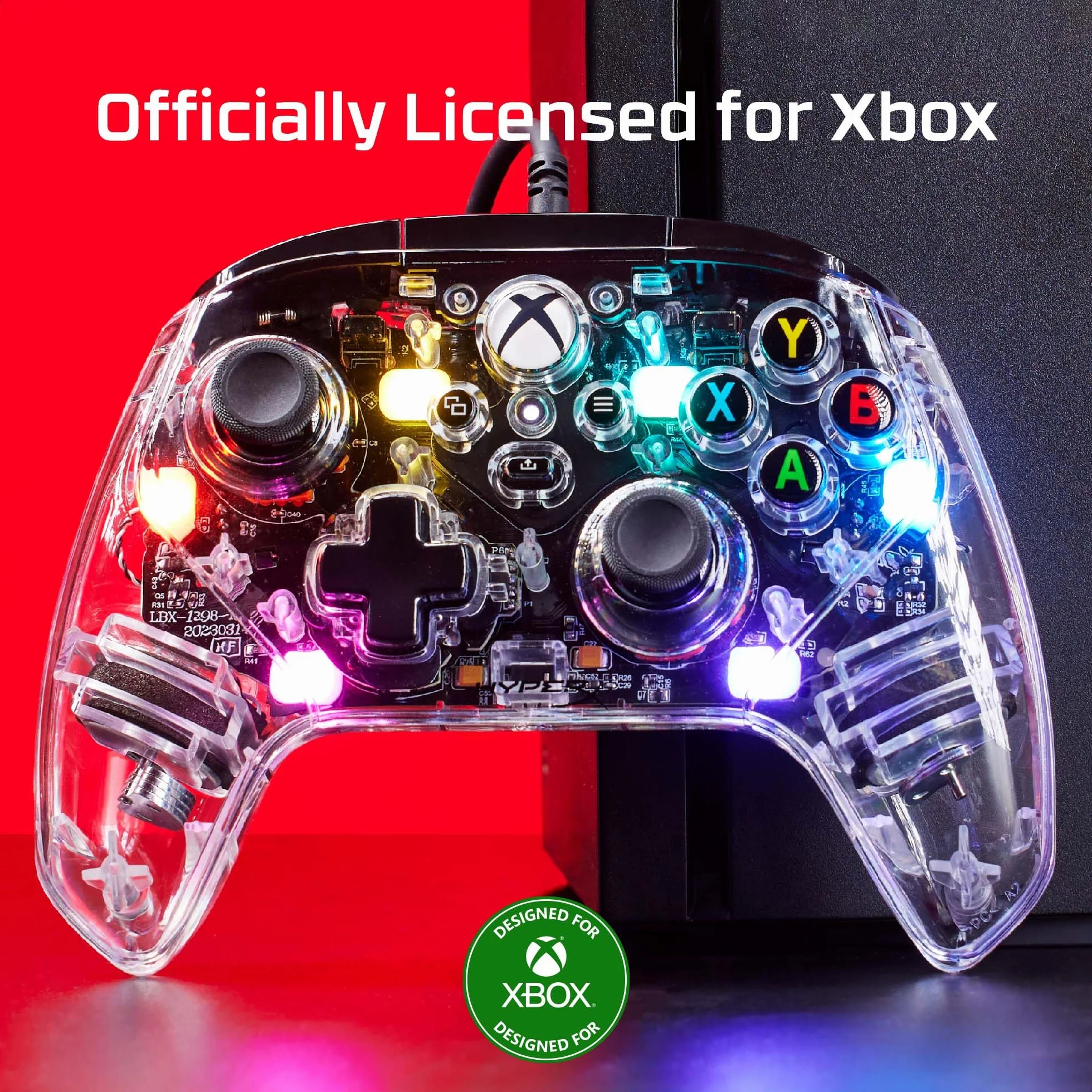 HyperX Clutch Gladiate RGB przewodowy kontroler do Xbox One, Xbox Series X|S, Windows 10/11