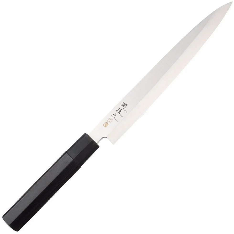 KAI Seki Magoroku Kinju Hekiju Yanagiba nóż do sushi 18 cm SUS420J2 58 HRC drewno Pakka PP Made in Japan